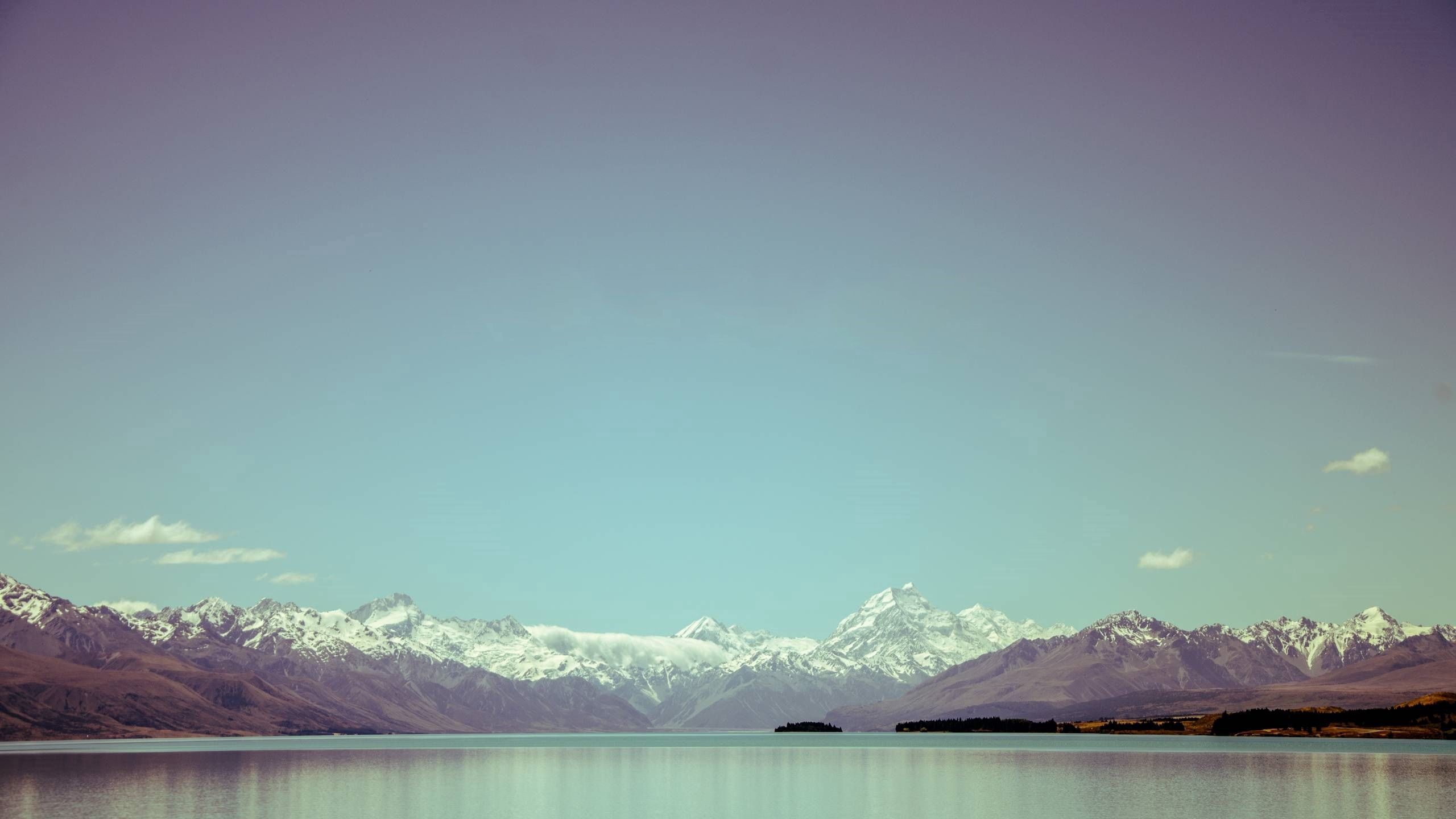 Free download wallpaper Nature, Sky, Mountains, Horizon, Lake, Sea on your PC desktop