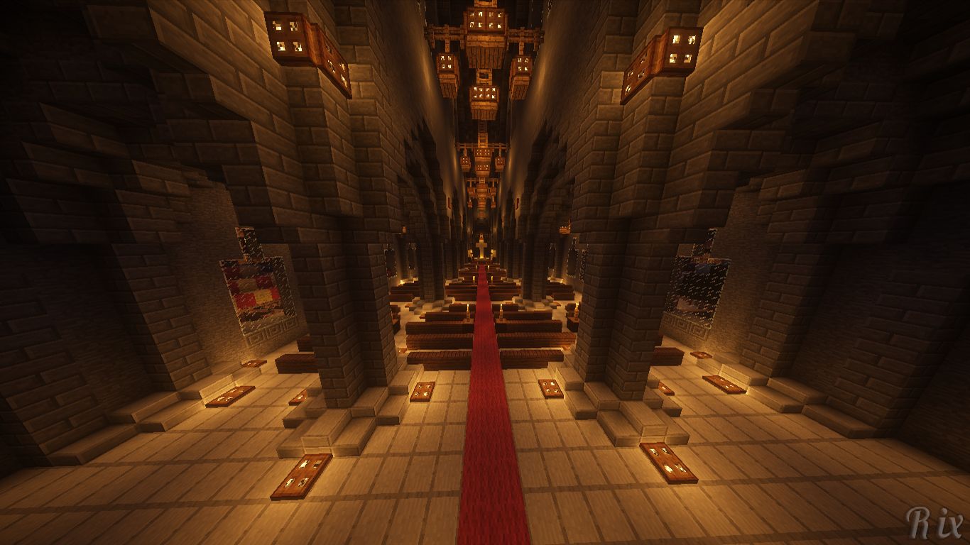 Free download wallpaper Minecraft, Church, Video Game on your PC desktop