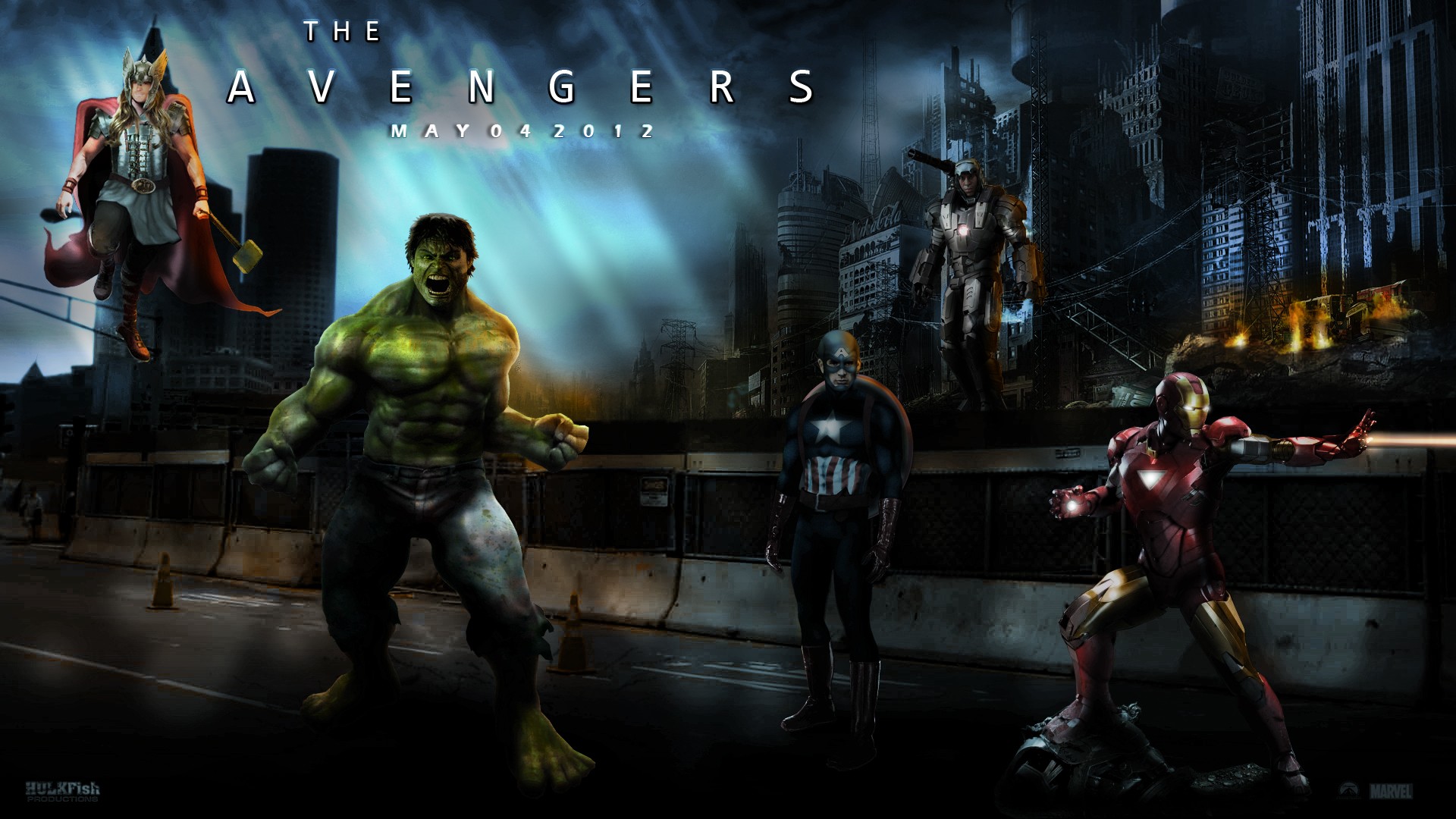 Free download wallpaper Hulk, Iron Man, Captain America, Avengers, Movie, Thor, The Avengers, War Machine on your PC desktop