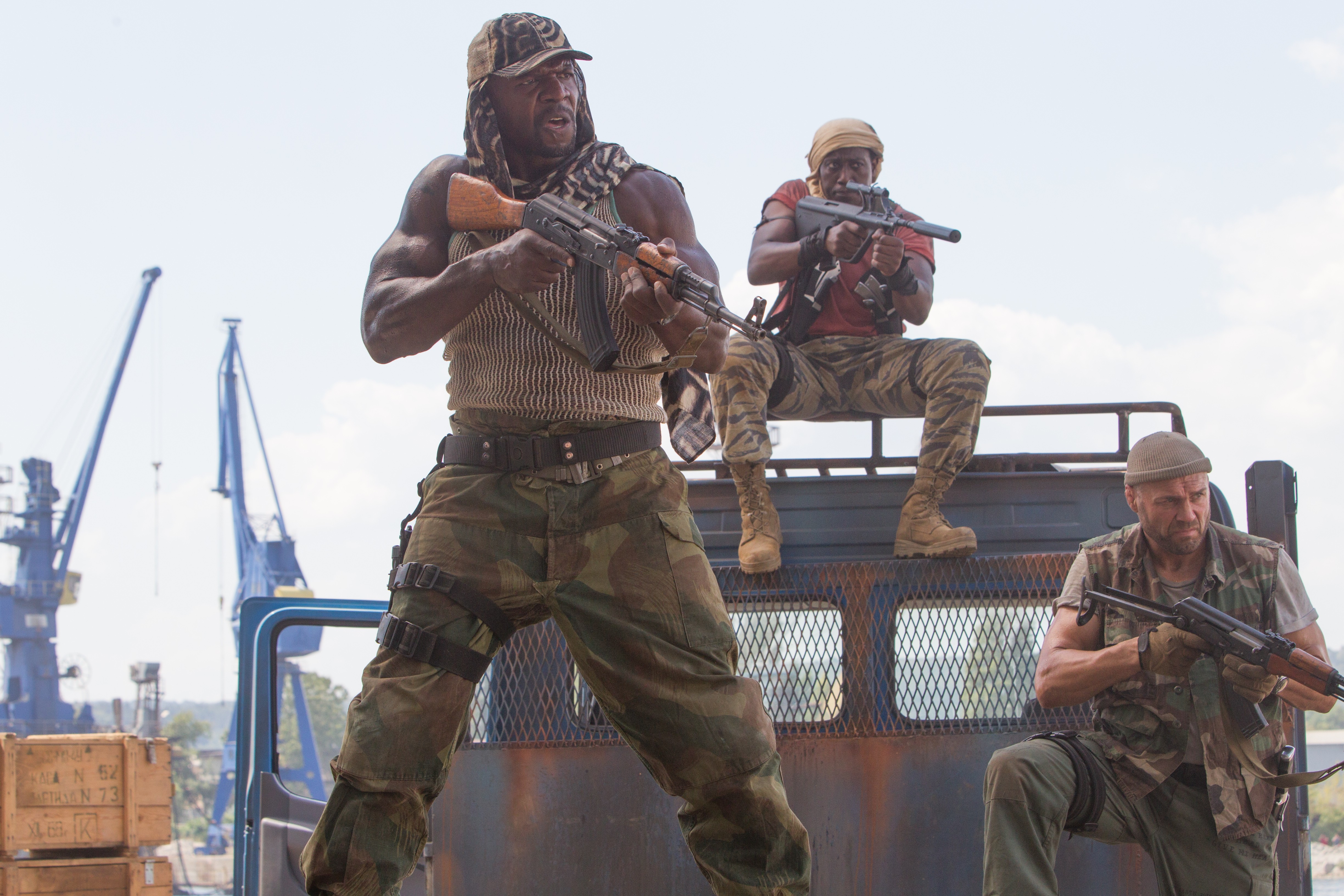 movie, the expendables 3, doc (the expendables), hale caesar, randy couture, terry crews, toll road, wesley snipes, the expendables