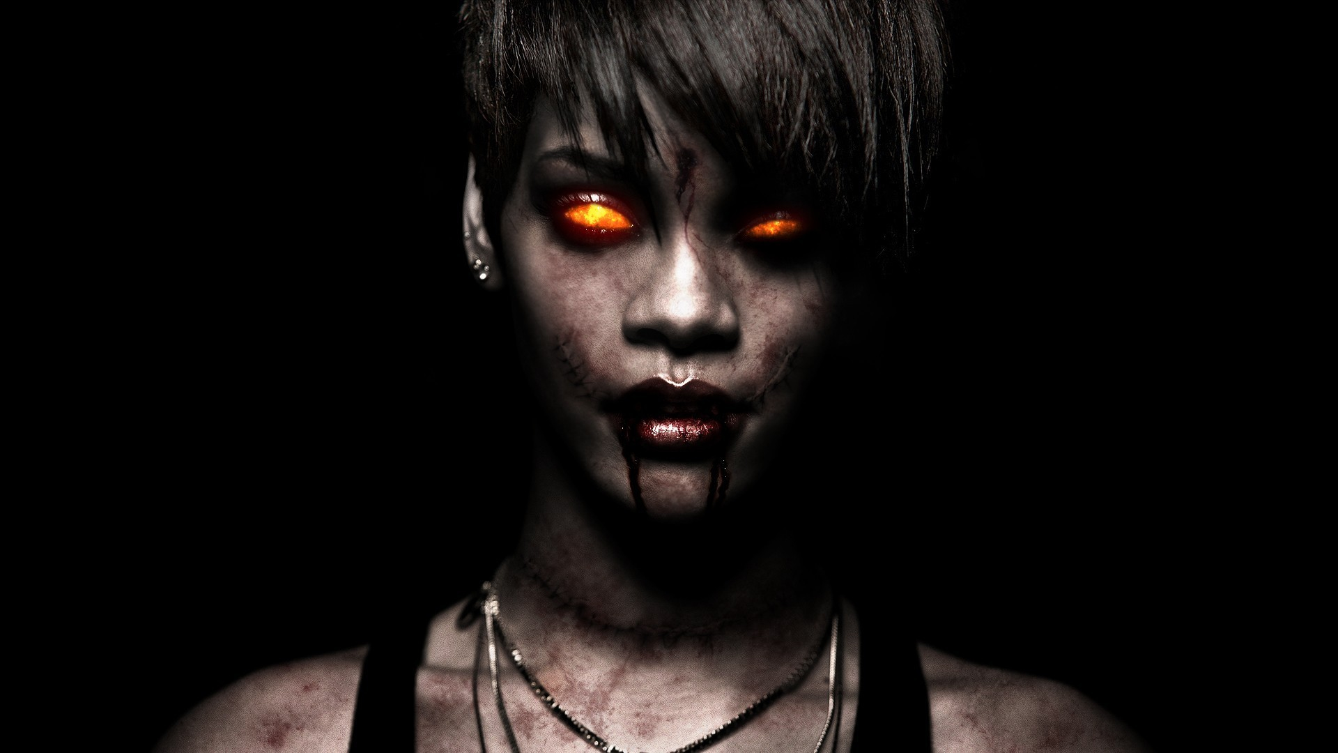 Free download wallpaper Zombie, Dark on your PC desktop