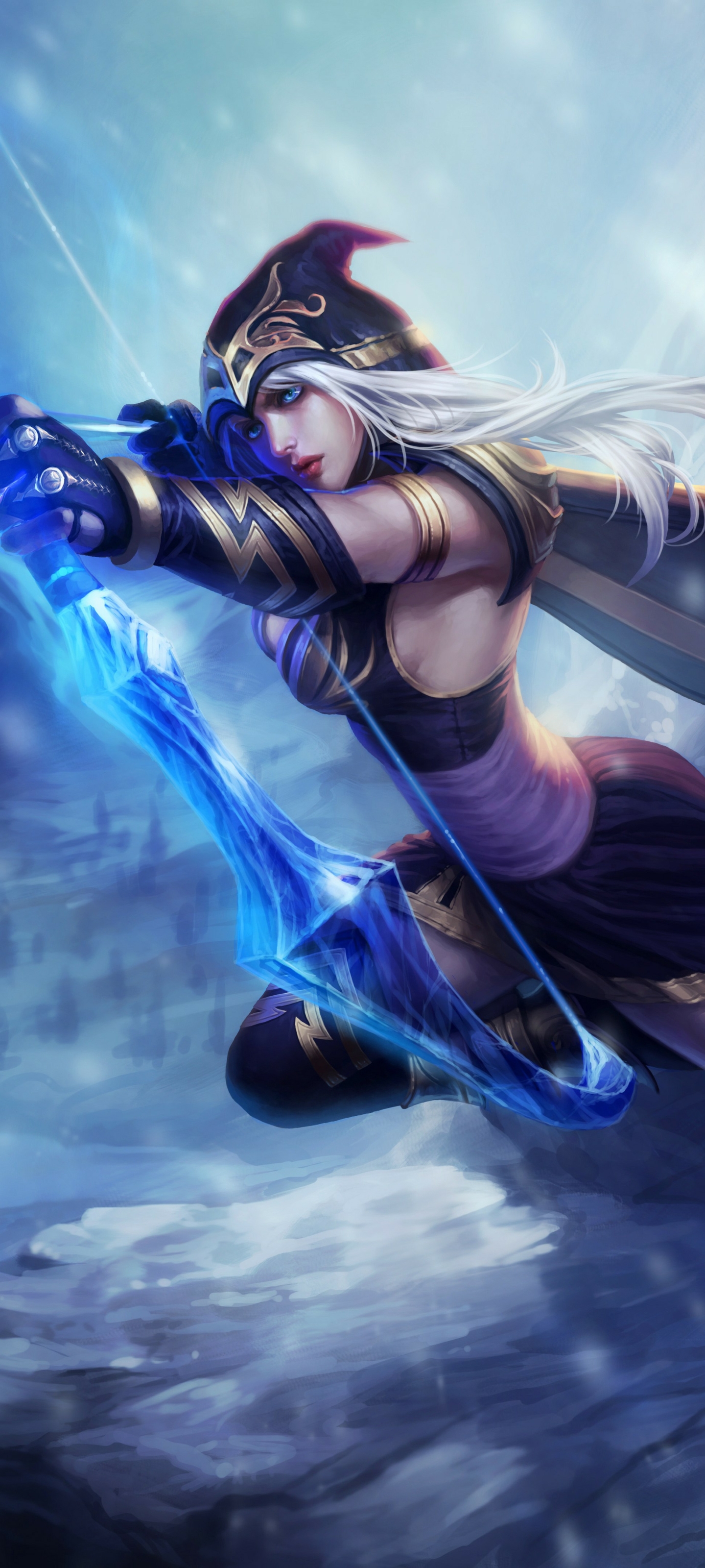 Descarga gratuita de fondo de pantalla para móvil de League Of Legends, Videojuego, Ashe (Liga De Leyendas).