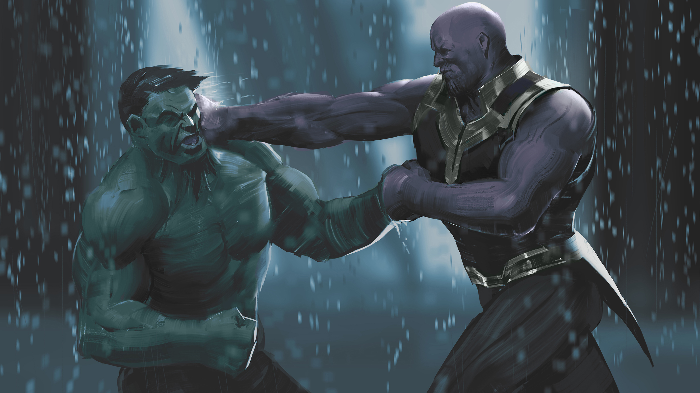 Download mobile wallpaper Hulk, Movie, The Avengers, Thanos, Avengers: Infinity War for free.