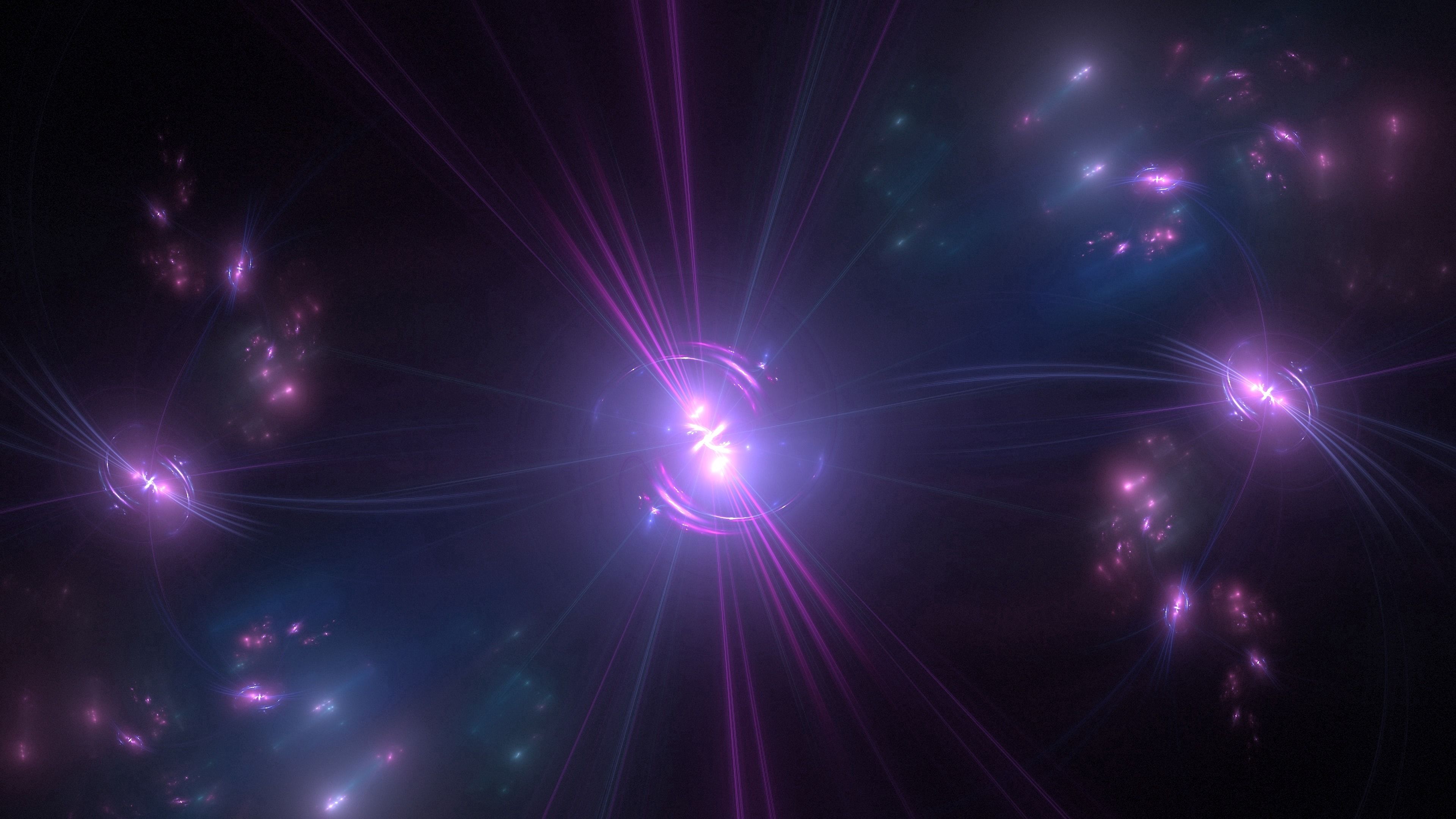 Free download wallpaper Light, Shine, Beams, Rays, Abstract, Bright, Fractal on your PC desktop