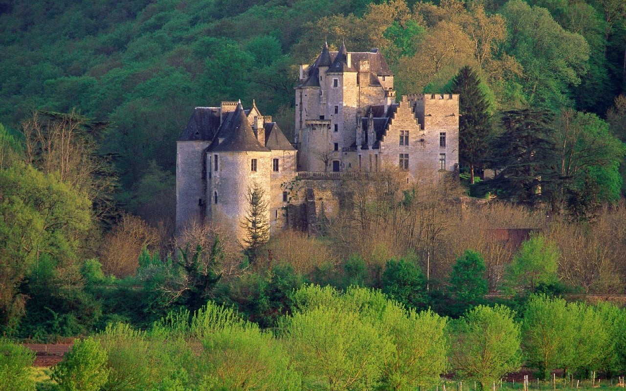 Download mobile wallpaper Man Made, Château De Fayrac for free.