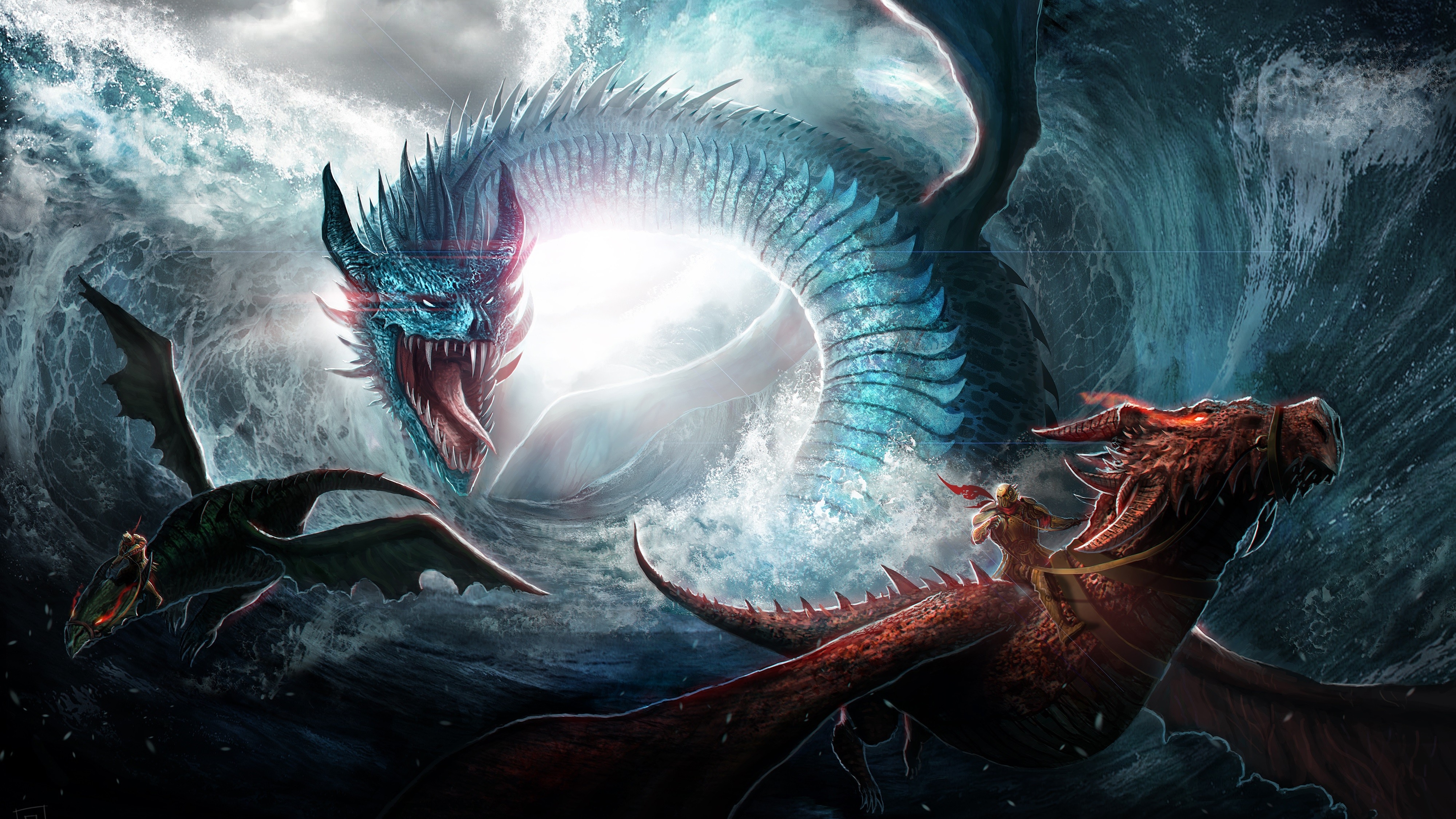 Free download wallpaper Fantasy, Dragon on your PC desktop