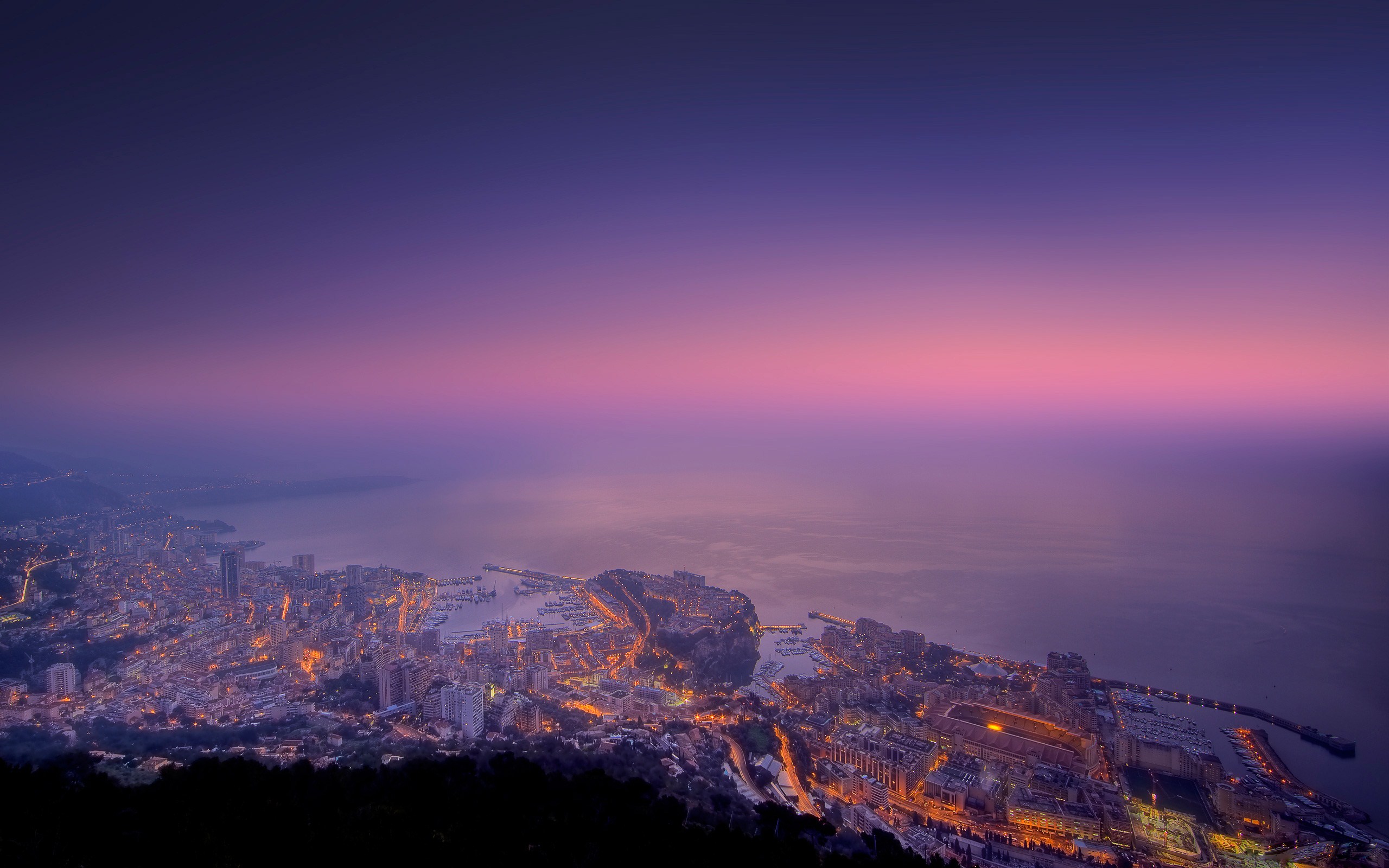 Download mobile wallpaper Monaco, Cities, Man Made, Ocean, City, Landscape for free.
