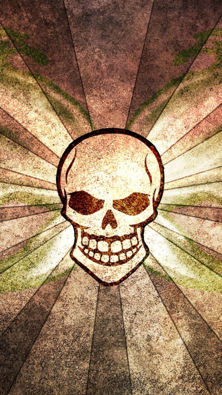 Download mobile wallpaper Dark, Skull for free.