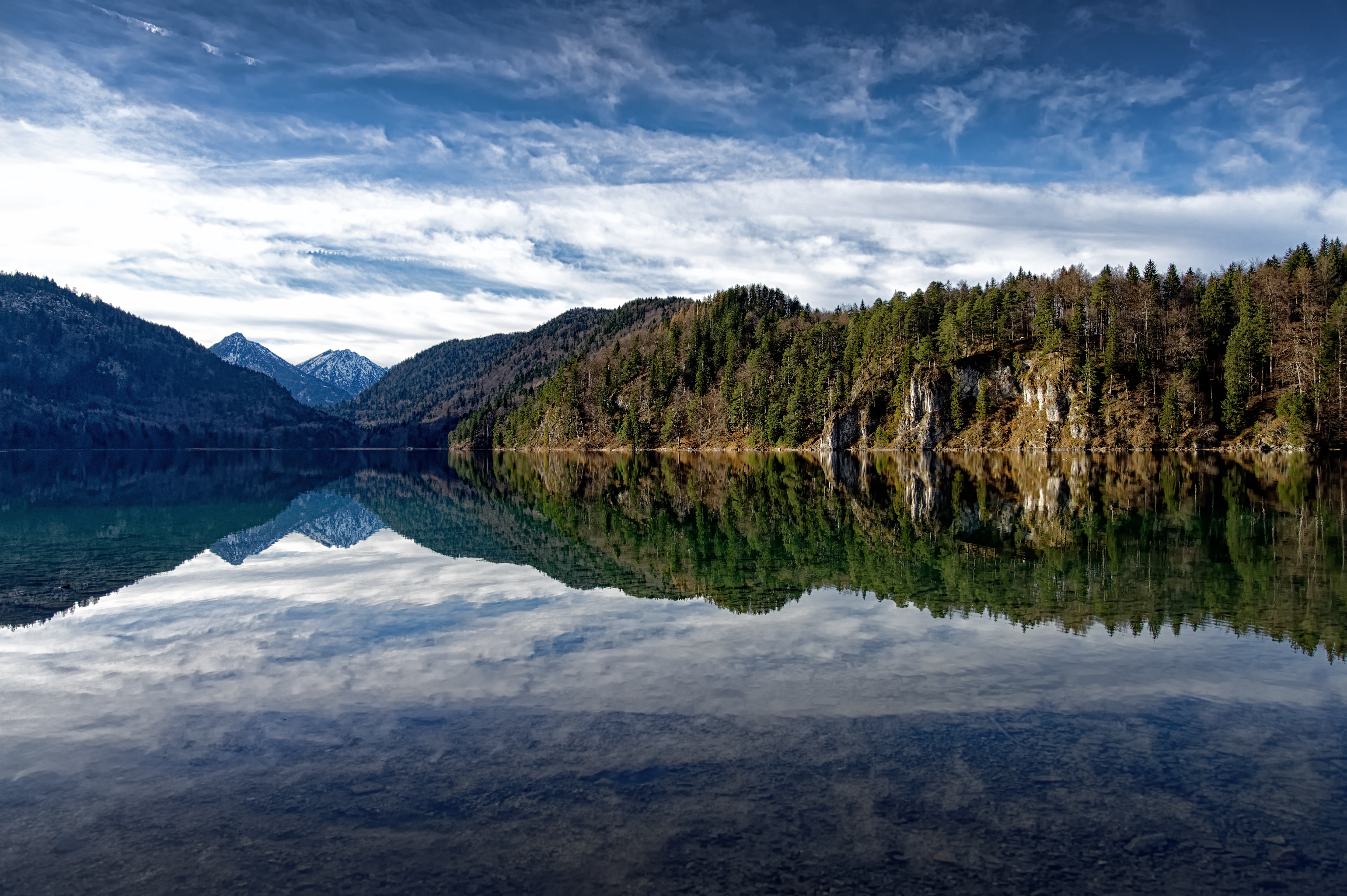 PCデスクトップに自然, 湖, 反射, 山脈, 水, 風景画像を無料でダウンロード