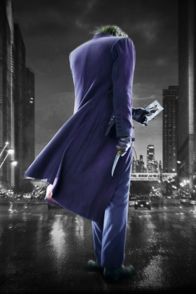 Download mobile wallpaper Night, Batman, Joker, City, Movie, The Dark Knight for free.