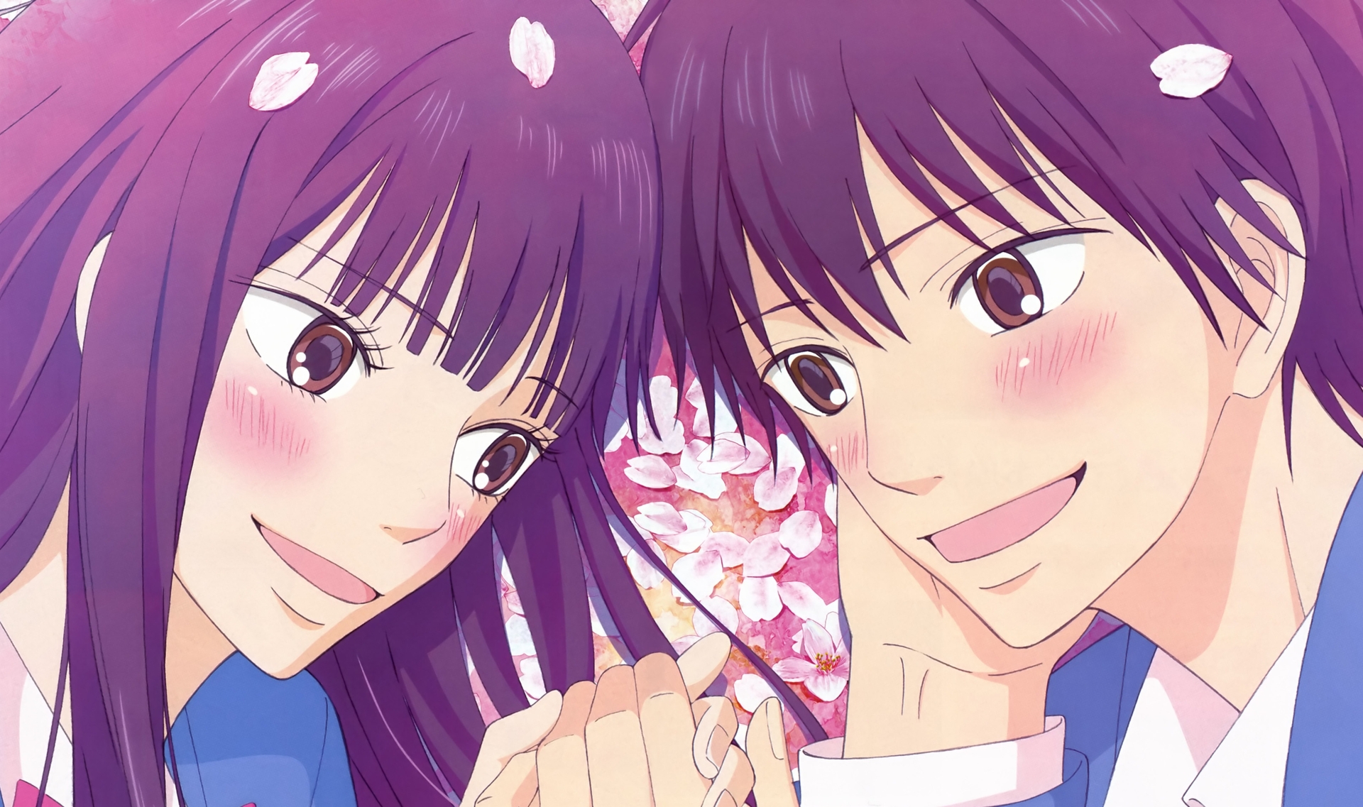 Download mobile wallpaper Anime, Kimi Ni Todoke, Sawako Kuronuma, Shota Kazehaya for free.