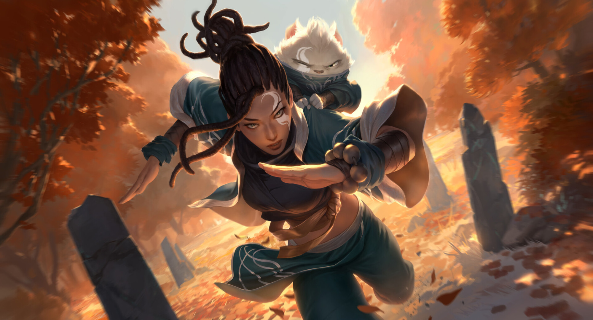 Free download wallpaper Video Game, Woman Warrior, Legends Of Runeterra on your PC desktop