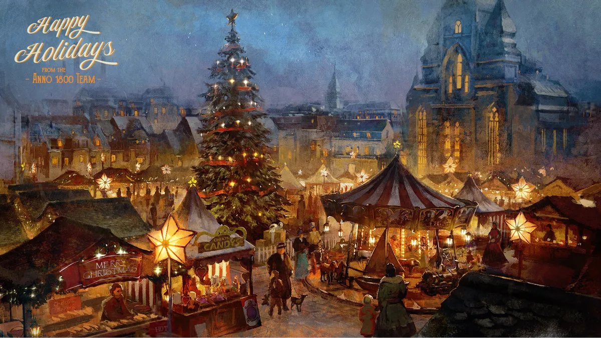Desktop wallpaper: Anno 1800, Video Game 4K free download for PC. 1061621