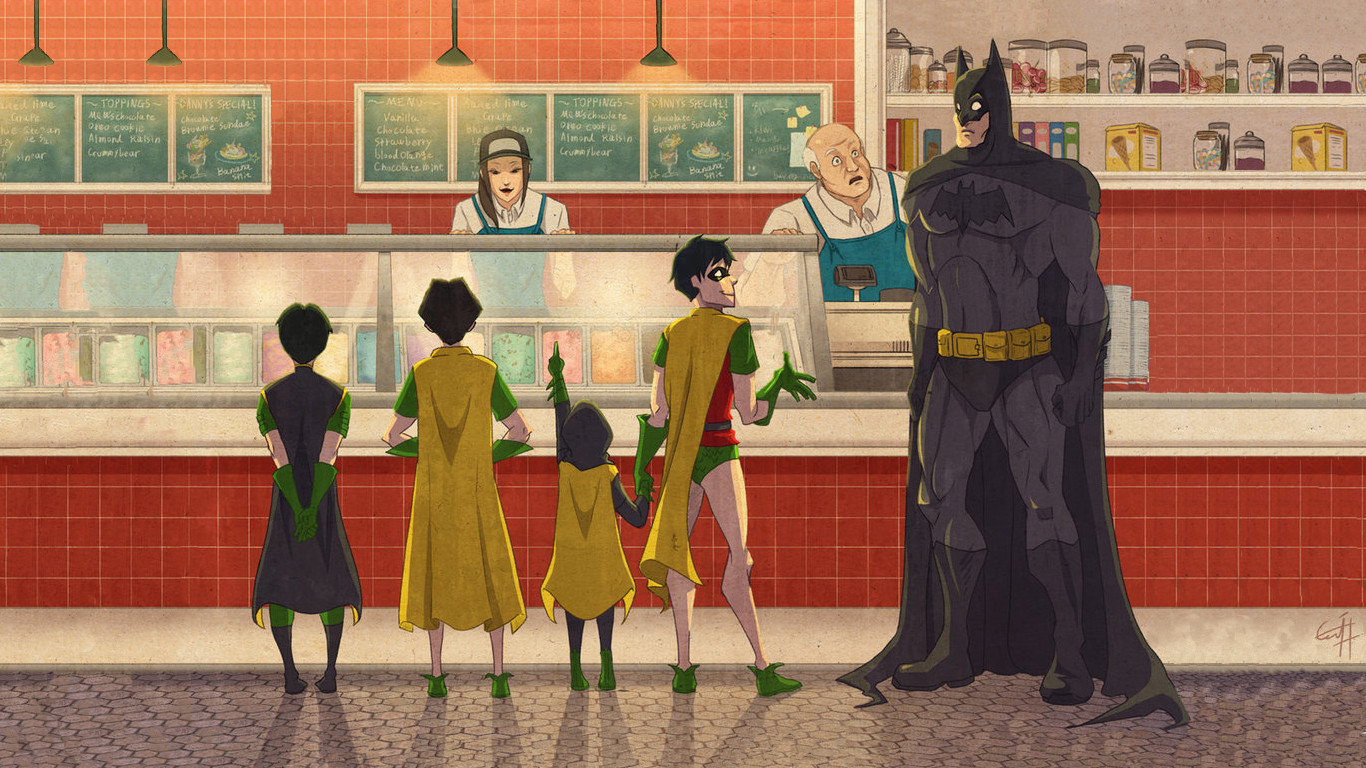 Descarga gratis la imagen Historietas, The Batman, Robin (Dc Cómics) en el escritorio de tu PC