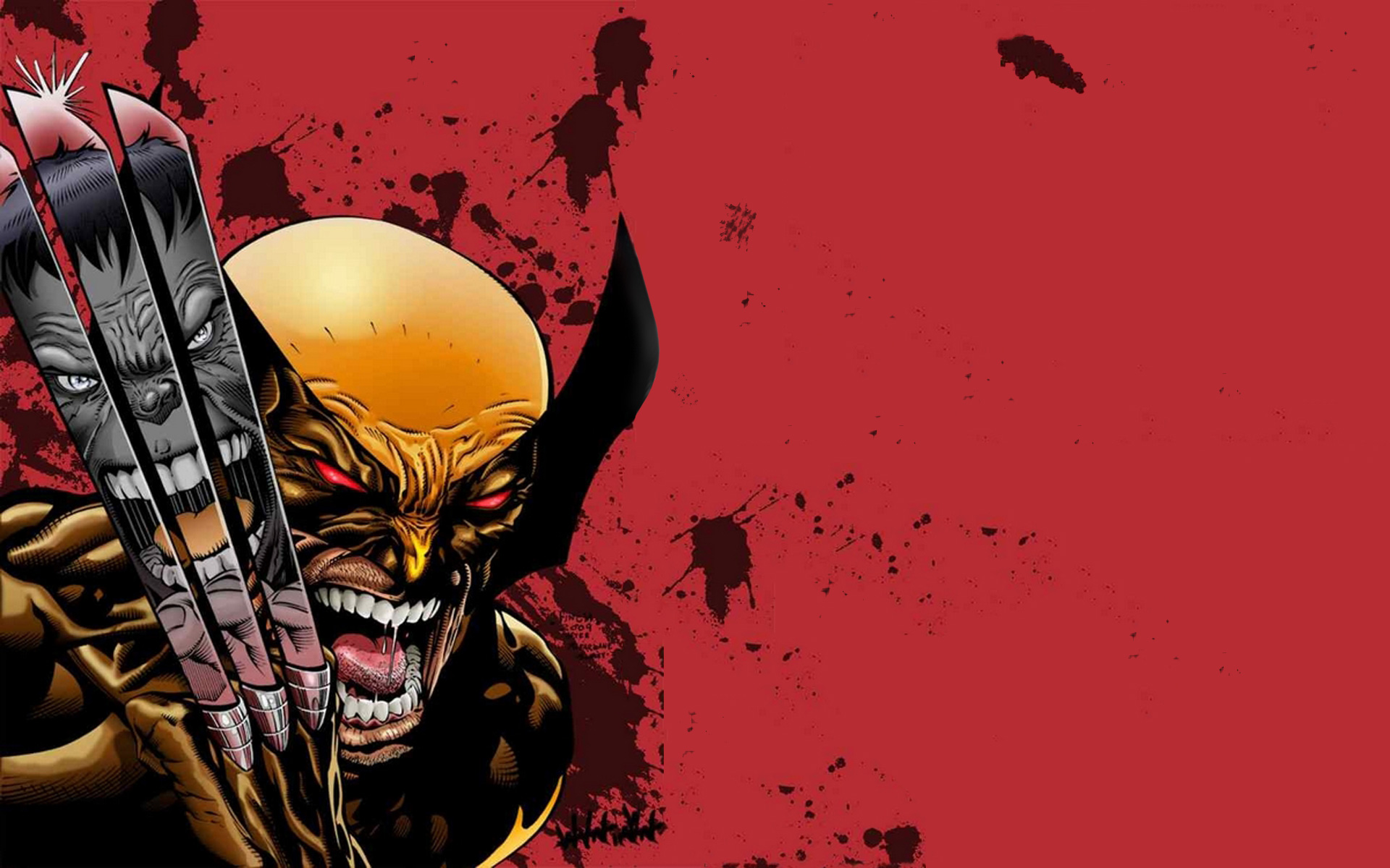 Завантажити шпалери Ultimate Wolverine Vs Халк на телефон безкоштовно