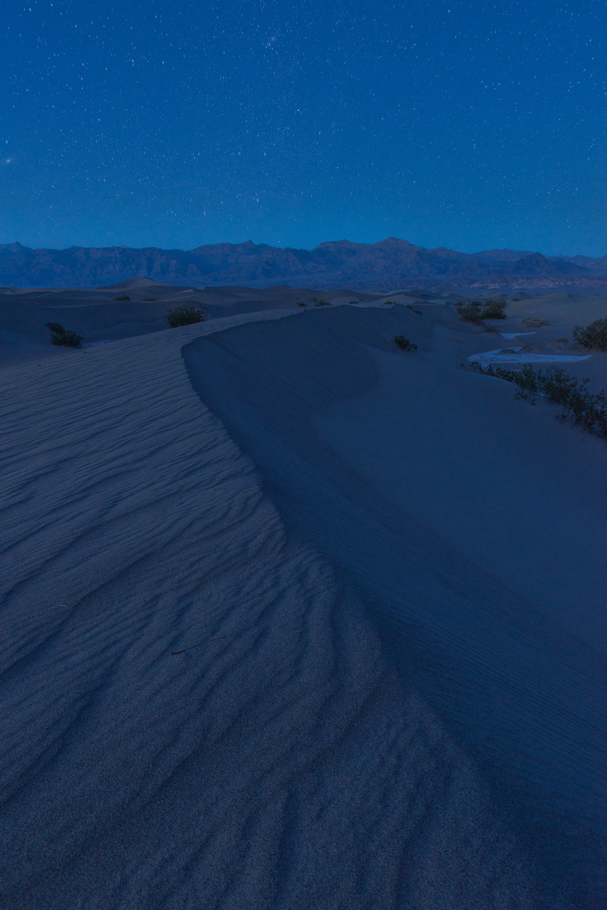 53376 скачать обои дюны, природа, ночь, песок, пустыня, звездное небо - заставки и картинки бесплатно