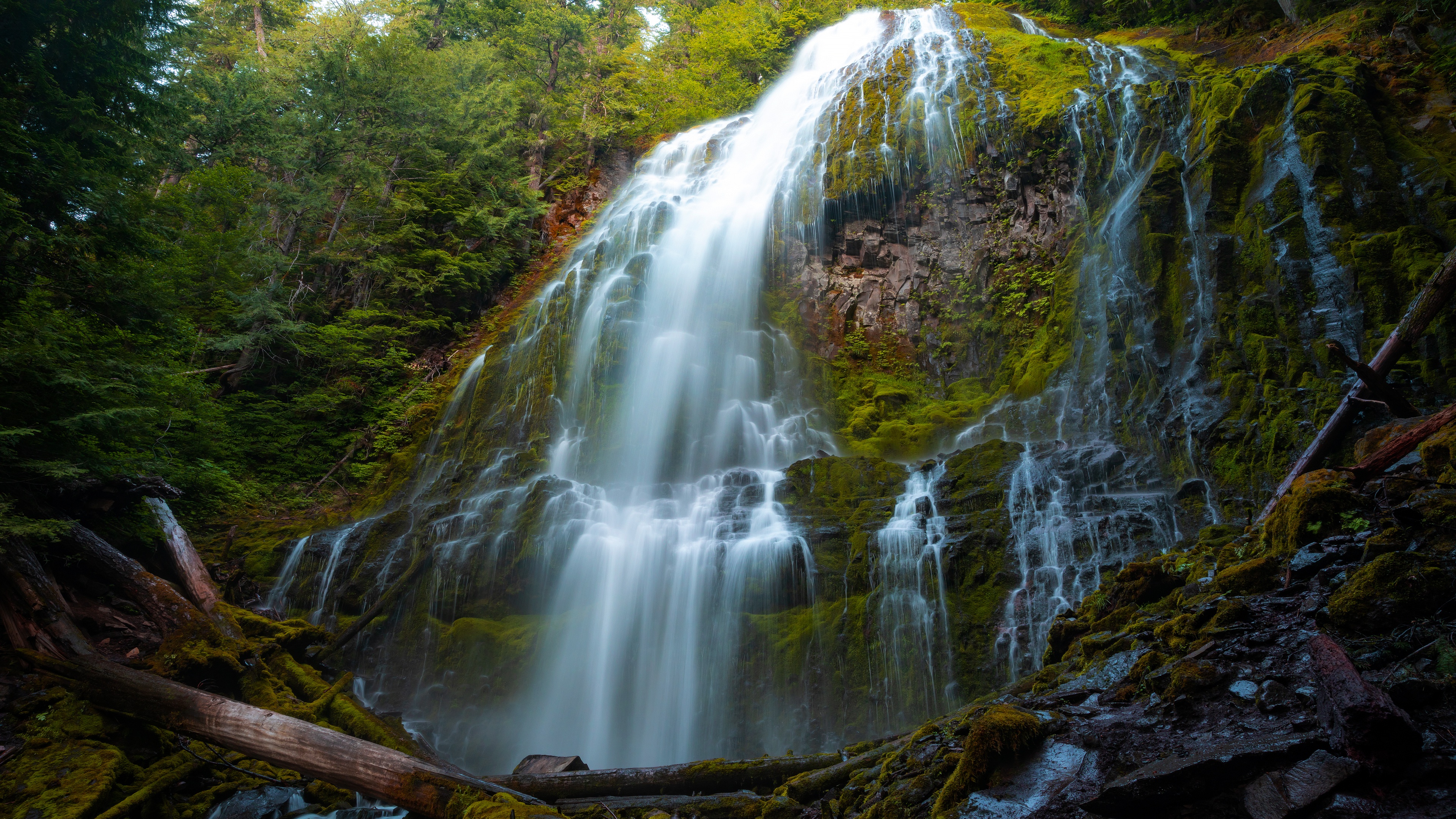 Free download wallpaper Waterfalls, Waterfall, Vegetation, Earth on your PC desktop