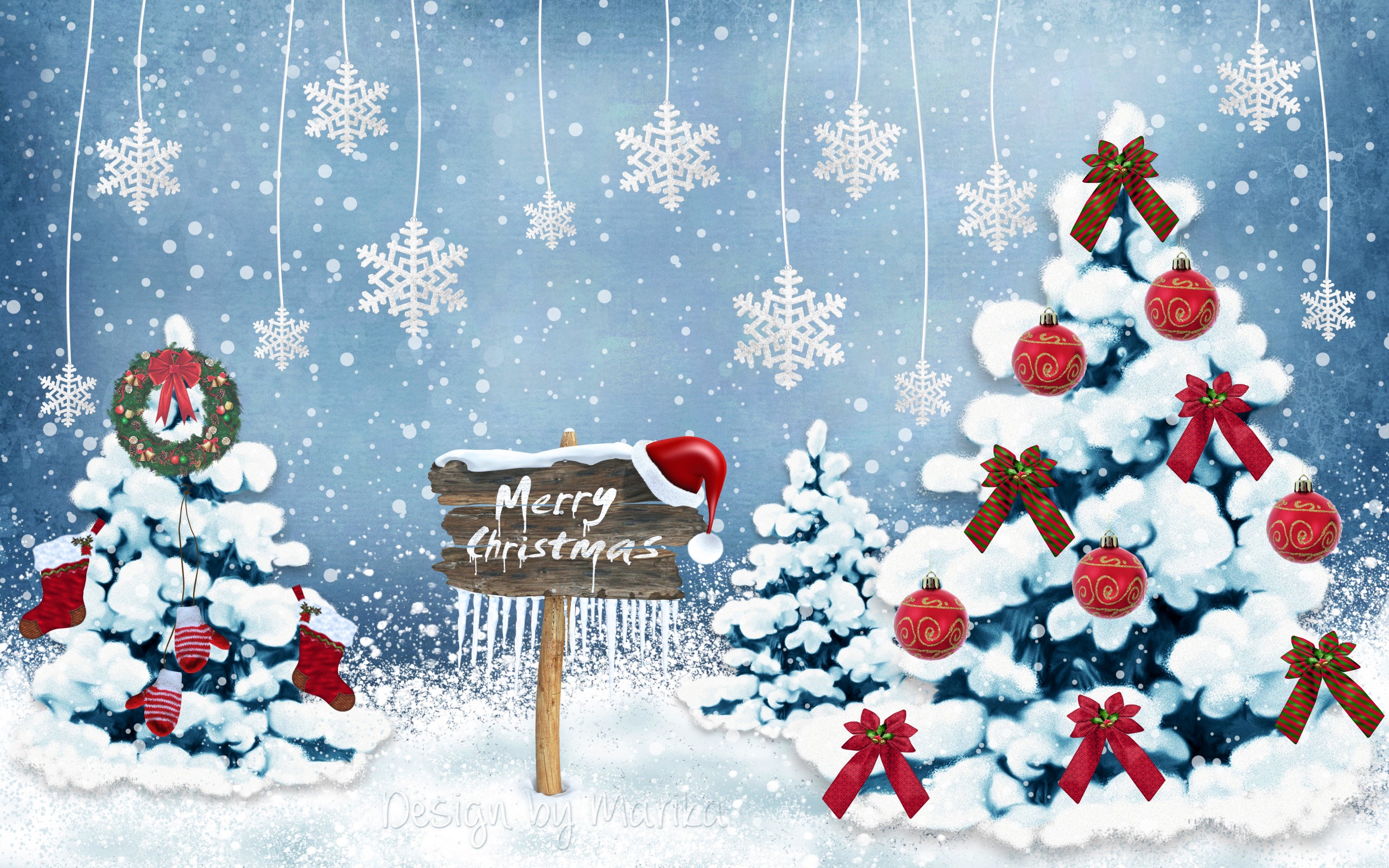 PCデスクトップにクリスマス, クリスマスツリー, クリスマスオーナメント, ホリデー, メリークリスマス画像を無料でダウンロード