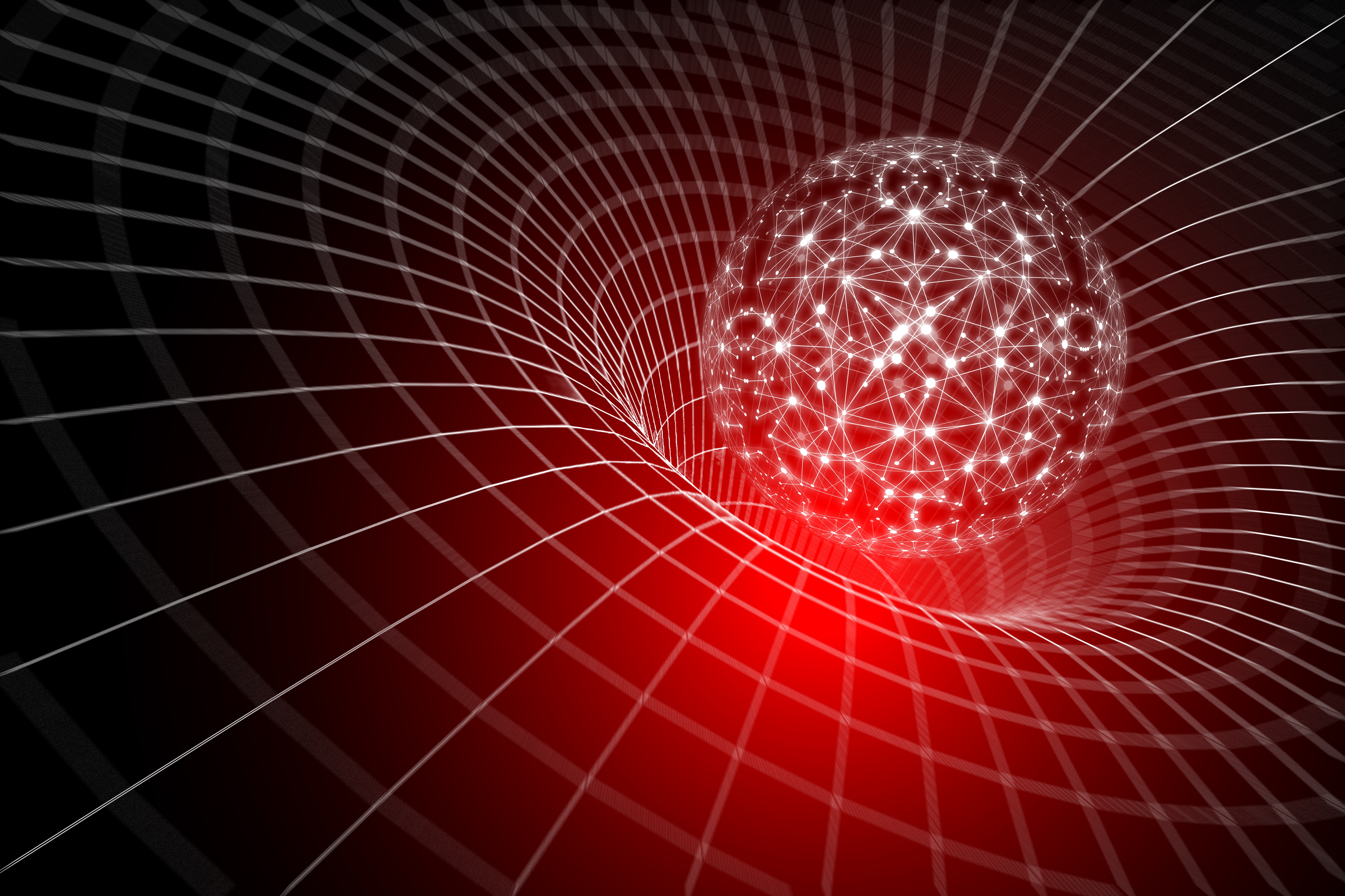 Free download wallpaper Ball, Connection, Net, Connections, Immersion, 3D on your PC desktop