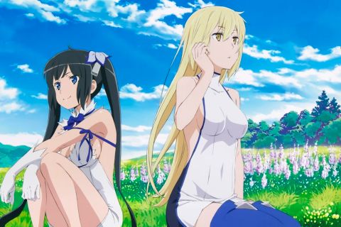 Download mobile wallpaper Anime, Hestia (Danmachi), Is It Wrong To Try To Pick Up Girls In A Dungeon?, Aiz Wallenstein, Danmachi for free.
