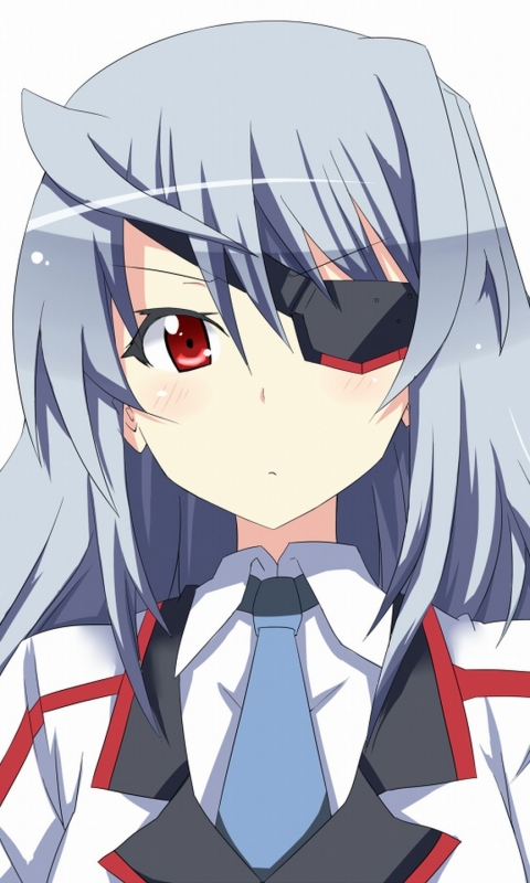 anime, infinite stratos, laura bodewig for android