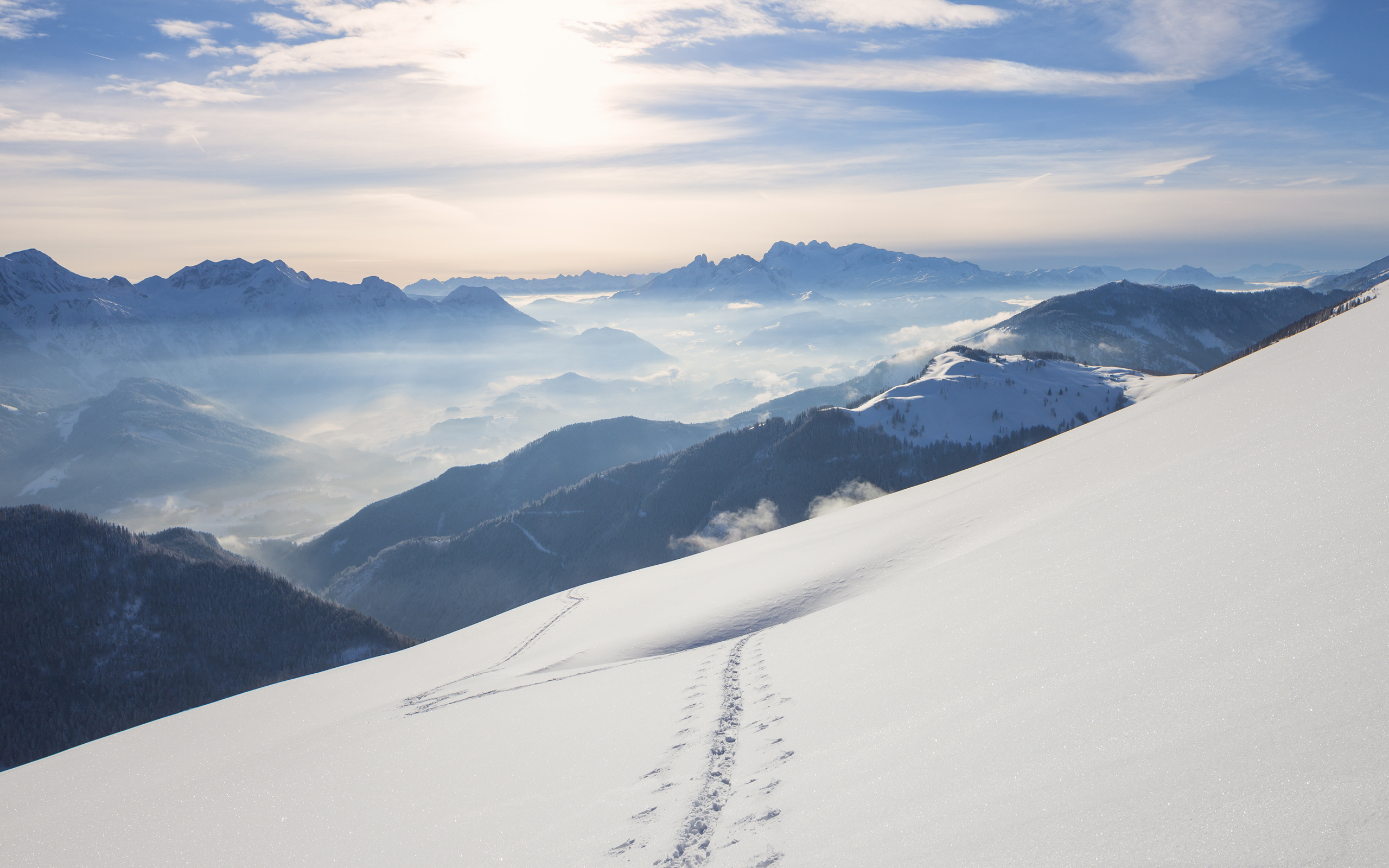 PCデスクトップに風景, 自然, 雪, 山, 地球, 山岳画像を無料でダウンロード