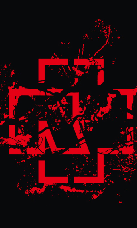 Download mobile wallpaper Music, Rammstein, Logo for free.