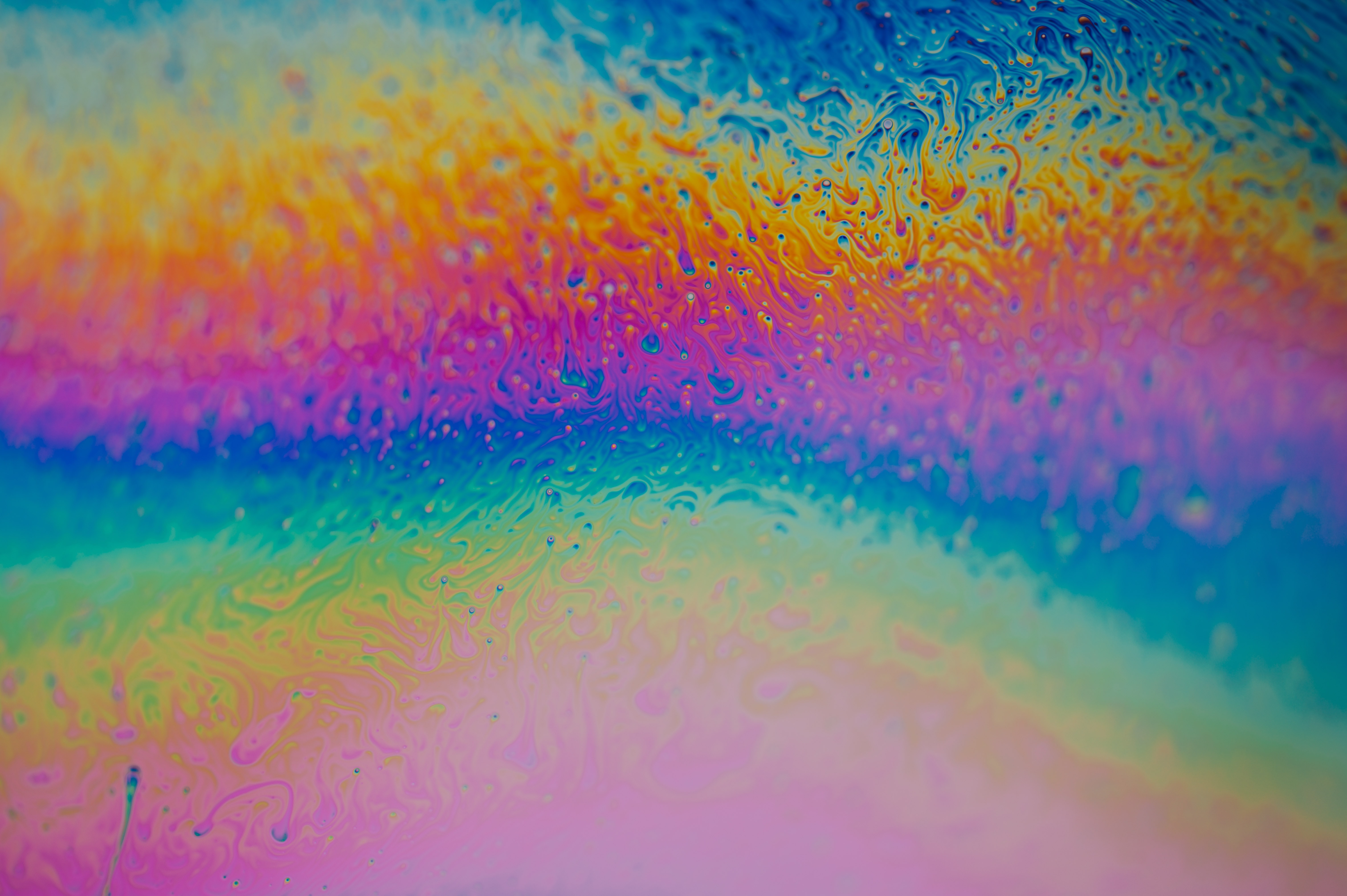 Download mobile wallpaper Gradient, Motley, Rainbow, Paint, Multicolored, Abstract for free.