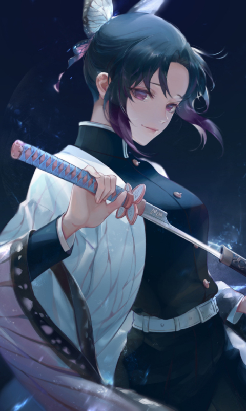 Descarga gratuita de fondo de pantalla para móvil de Animado, Demon Slayer: Kimetsu No Yaiba, Shinobu Kochou.