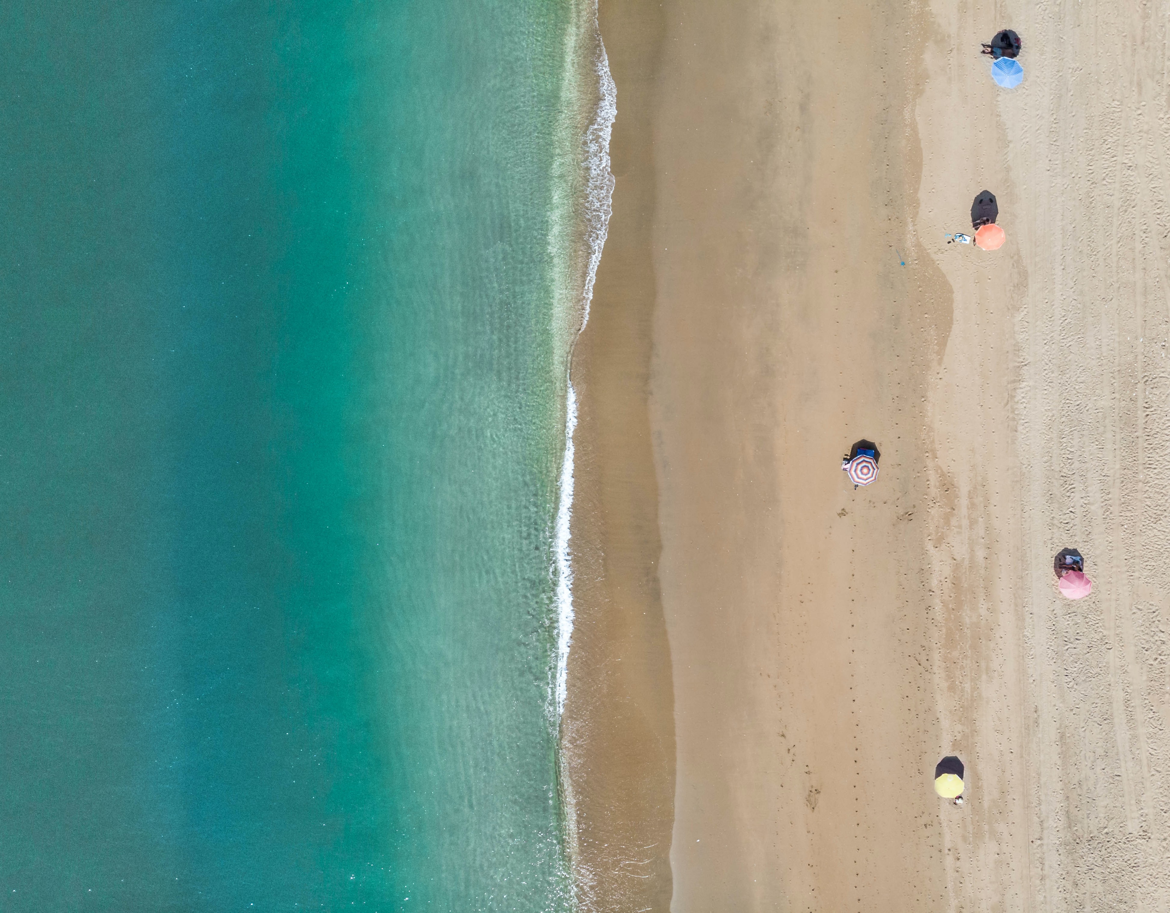 Laden Sie das Sea, Sand, Blick Von Oben, Küste, Natur, Strand-Bild kostenlos auf Ihren PC-Desktop herunter