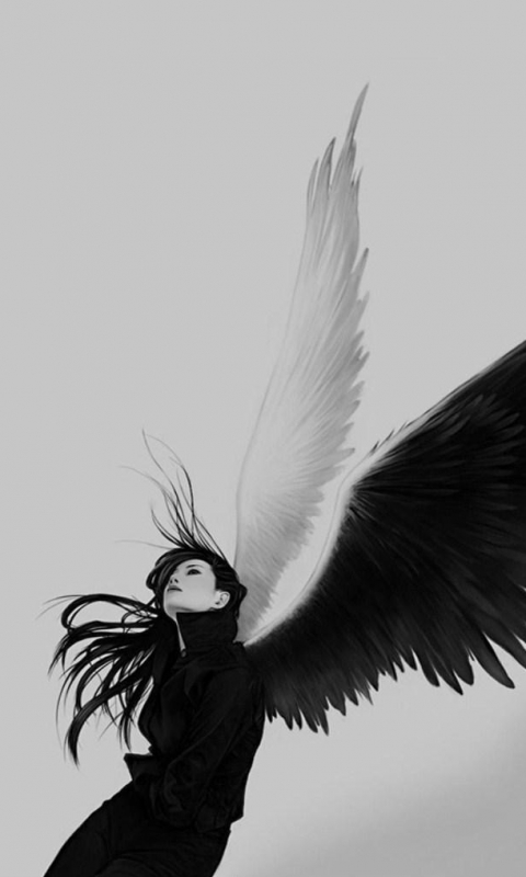 Download mobile wallpaper Fantasy, Angel, Dark Angel for free.
