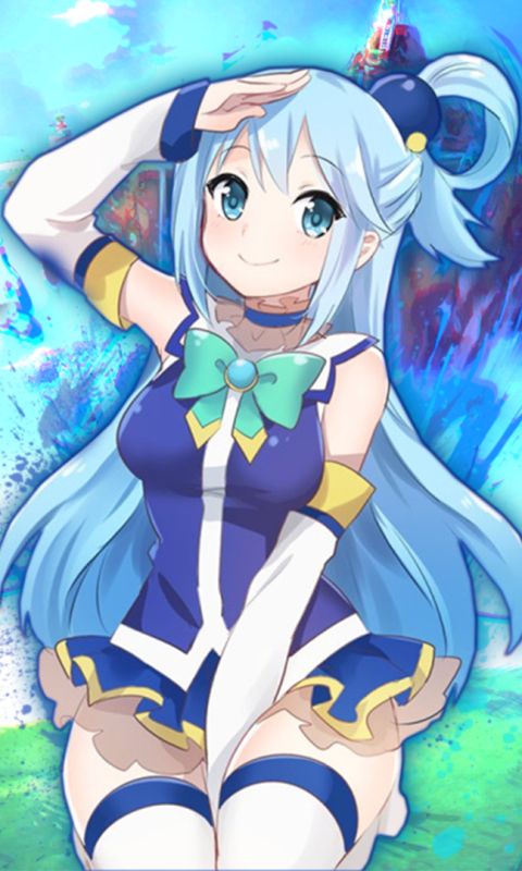 Handy-Wallpaper Animes, Konosuba: God's Blessing On This Wonderful World!, Aqua (Konosuba) kostenlos herunterladen.