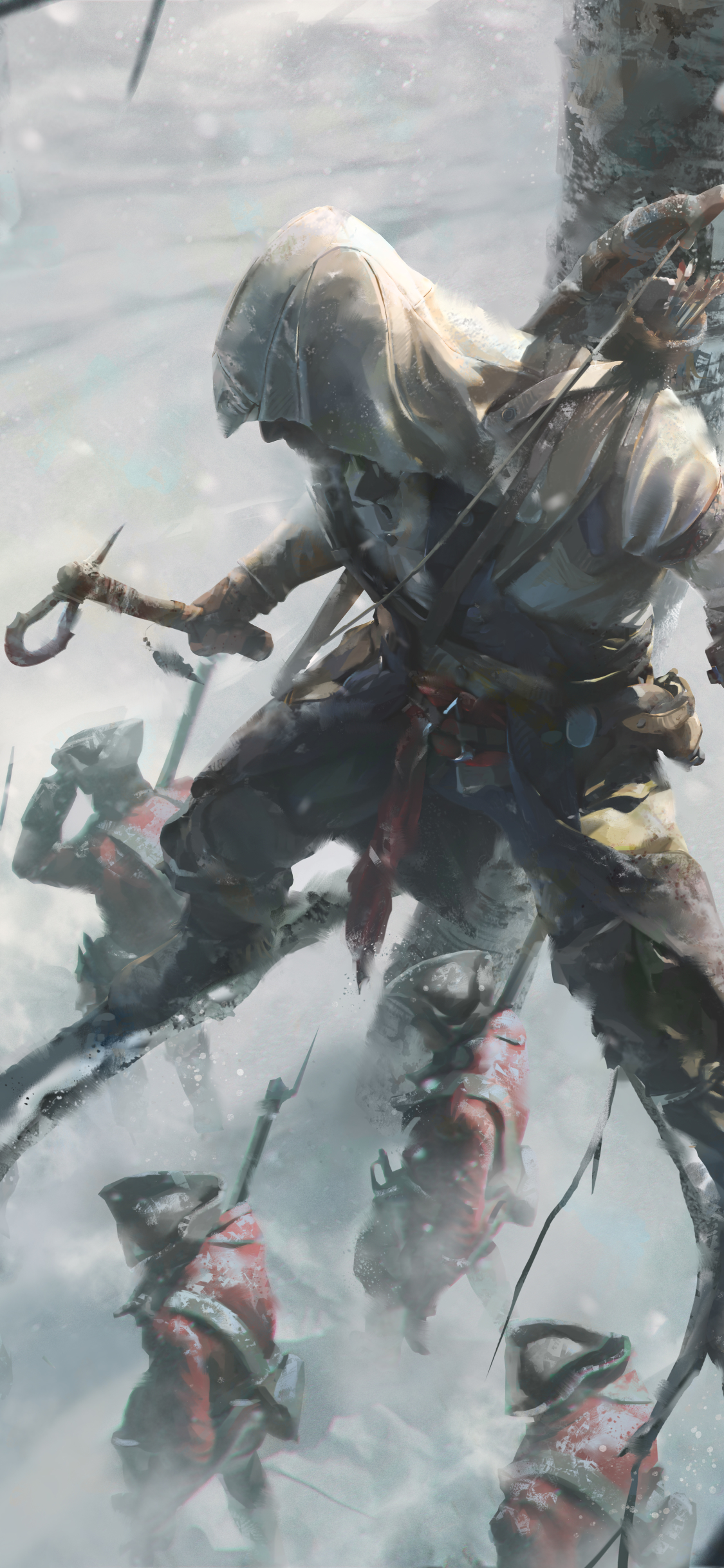 Download mobile wallpaper Assassin's Creed, Warrior, Soldier, Video Game, Connor (Assassin's Creed), Assassin's Creed Iii for free.