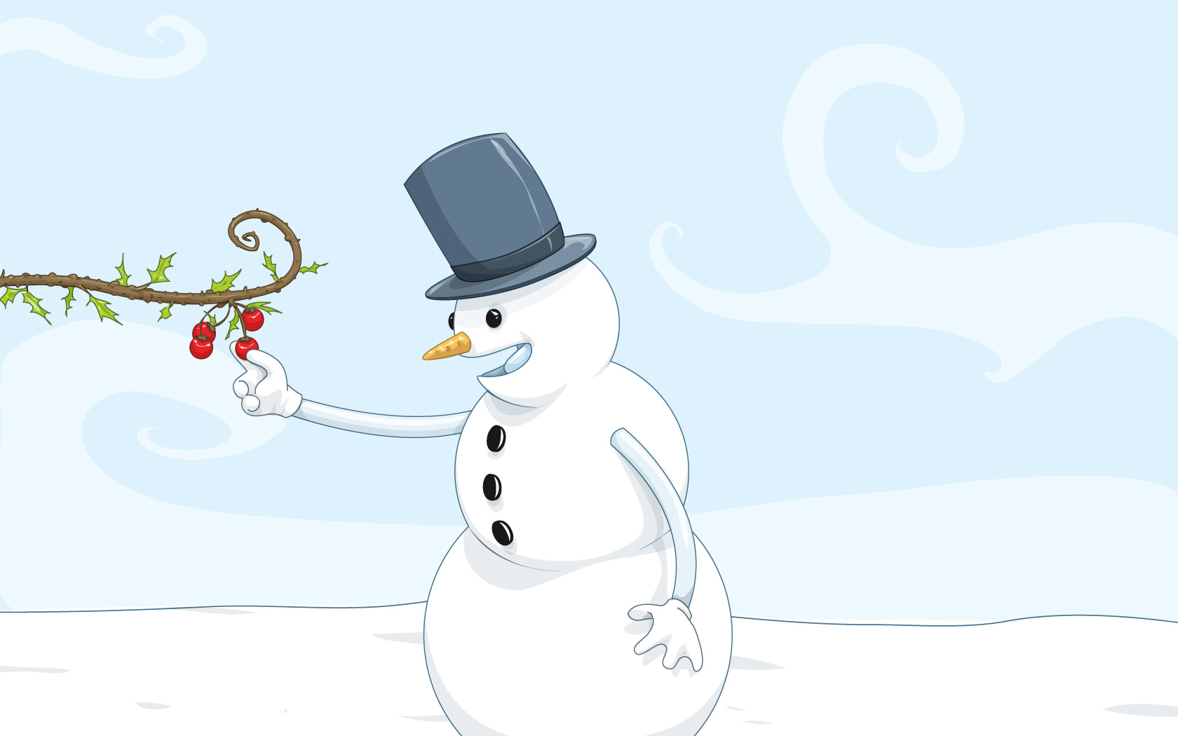 1079027 скачать картинку снеговик, художественные, белый - обои и заставки бесплатно