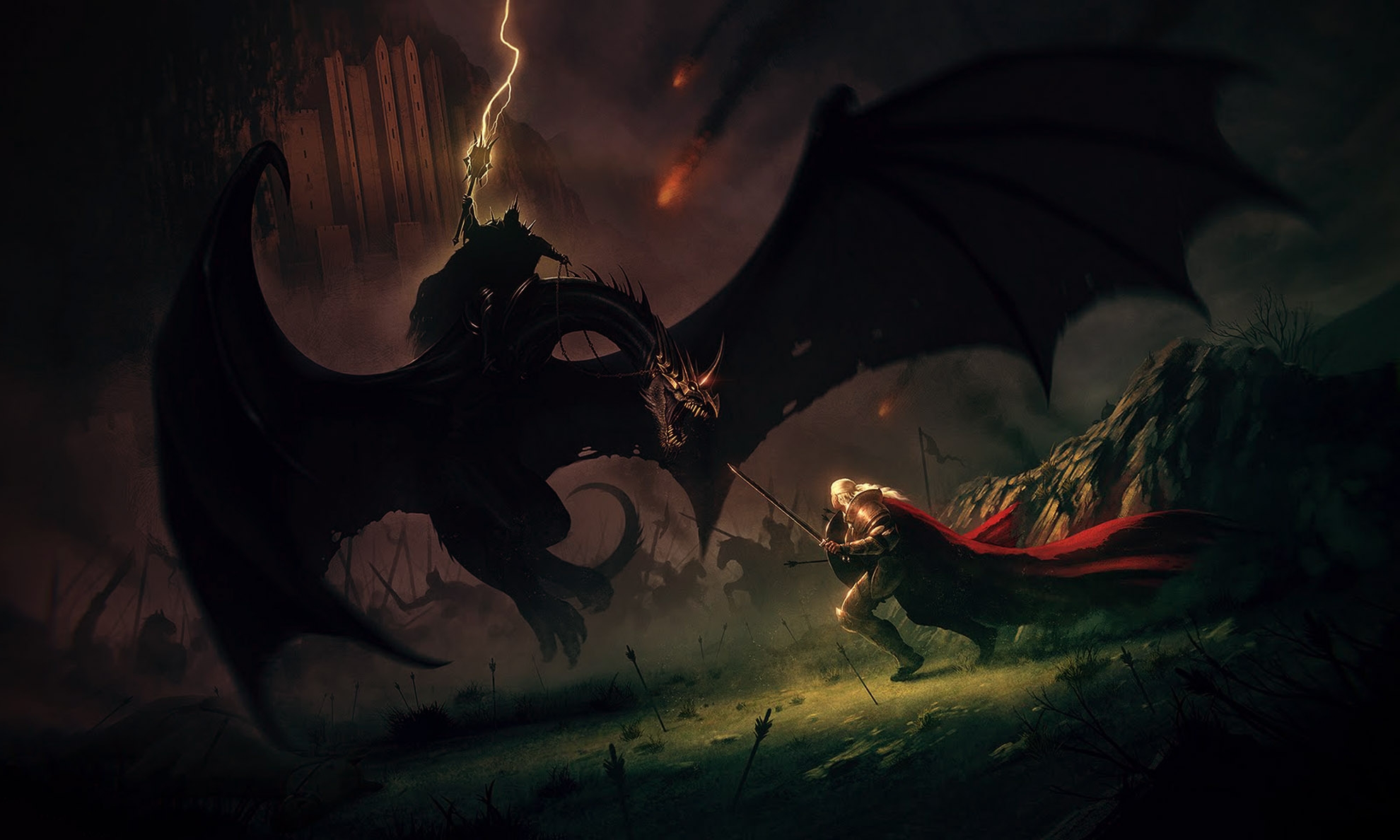 Free download wallpaper Fantasy, Dragon on your PC desktop