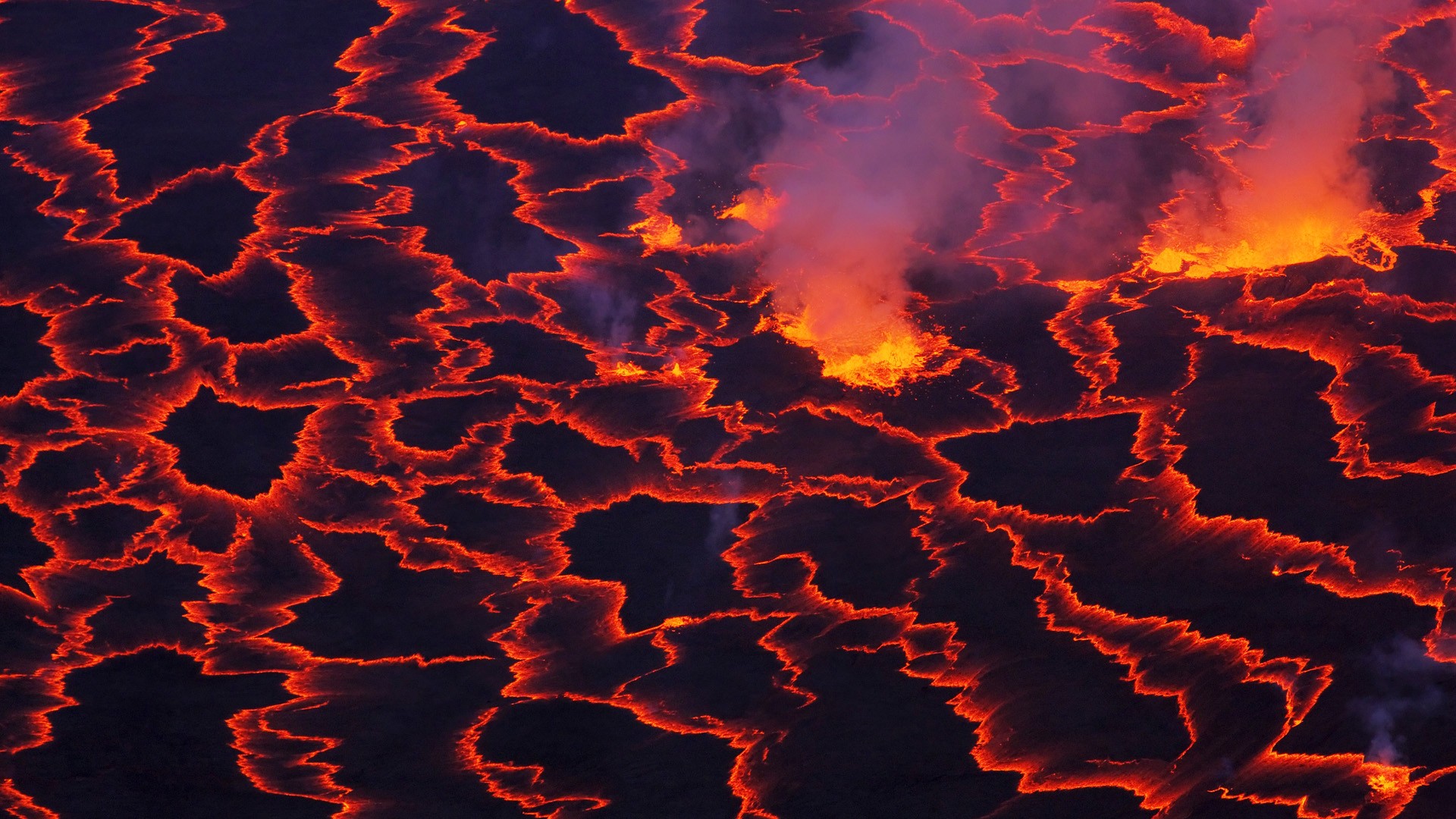 lava, fire, earth, volcano, hell, volcanoes