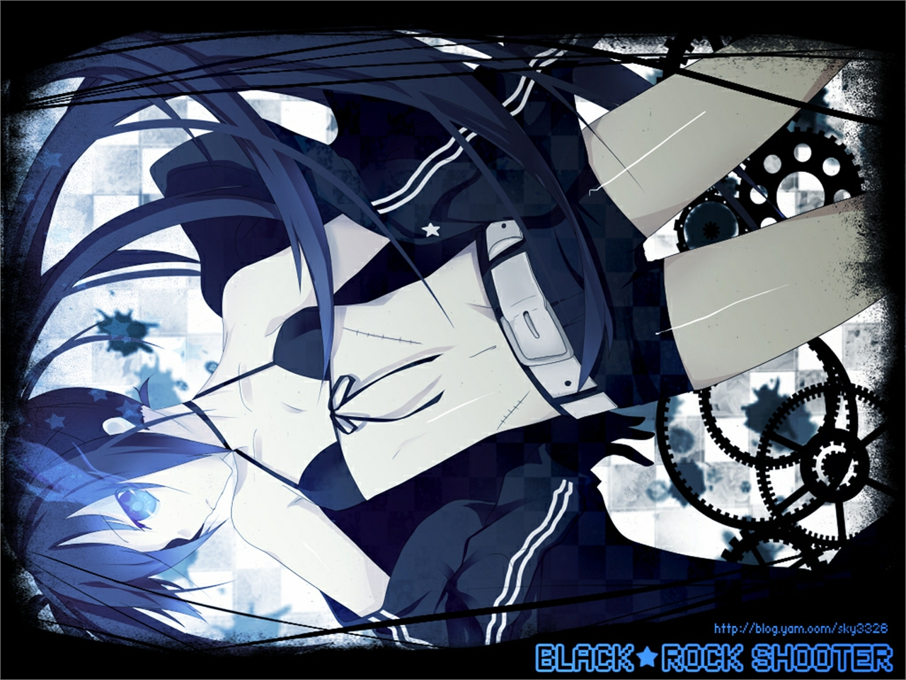 Download mobile wallpaper Anime, Black Rock Shooter for free.