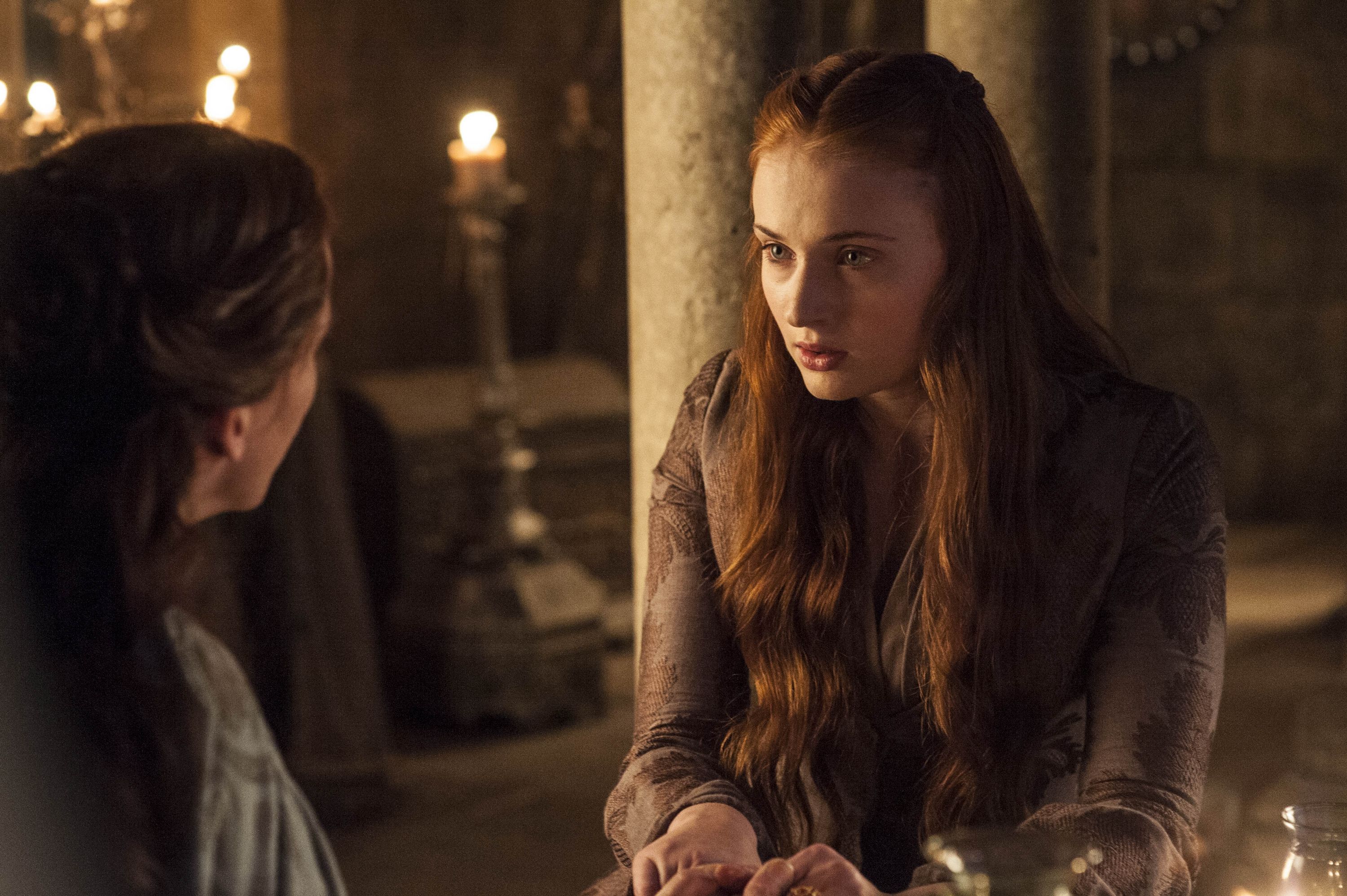 Laden Sie das Fernsehserien, Game Of Thrones: Das Lied Von Eis Und Feuer, Sansa Stark, Sophie Turner-Bild kostenlos auf Ihren PC-Desktop herunter