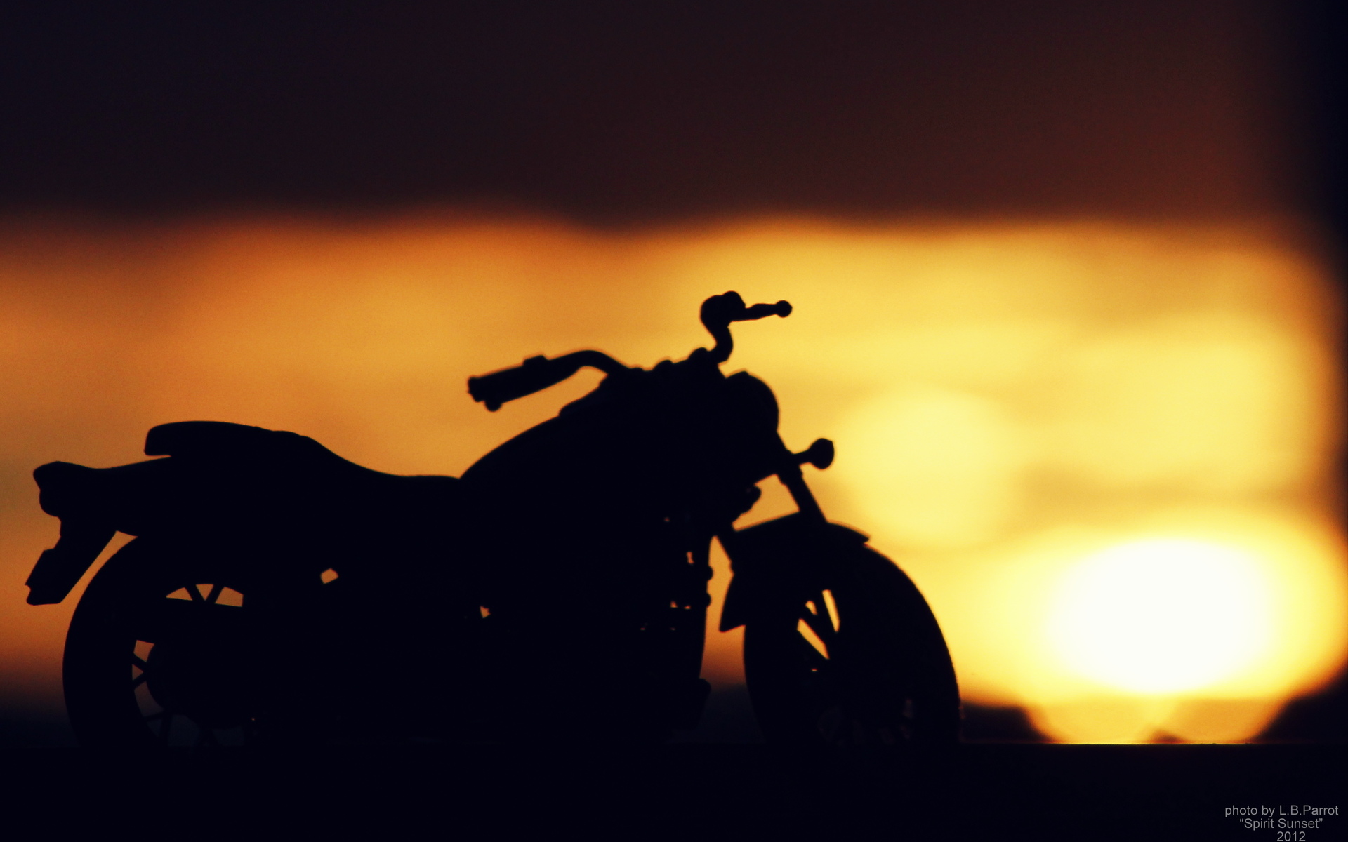 Download mobile wallpaper Motorcycles, Motorcycle, Photography, Vehicles, Sunset for free.