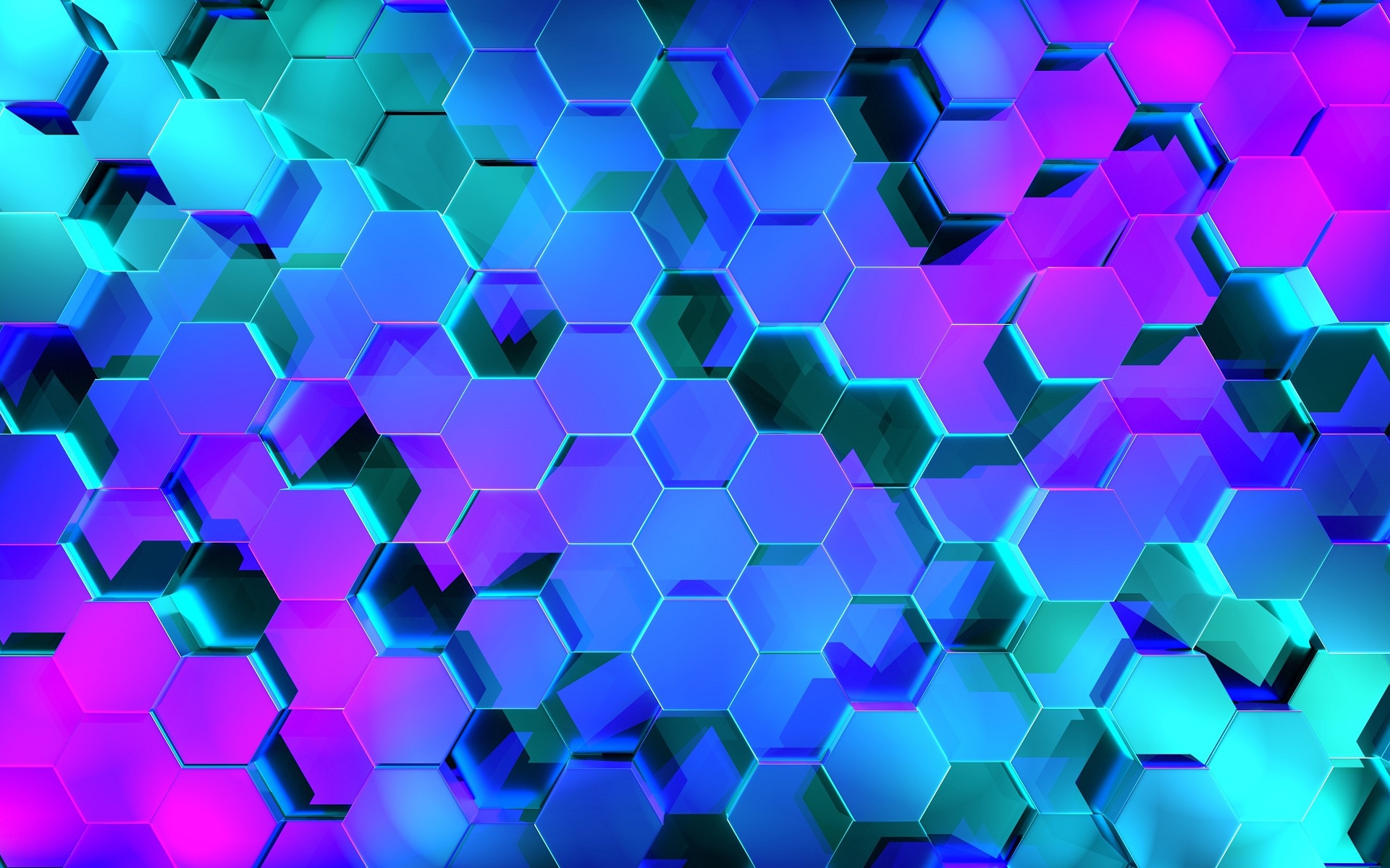無料モバイル壁紙パターン, 青い, 概要, 紫の, 六角形をダウンロードします。
