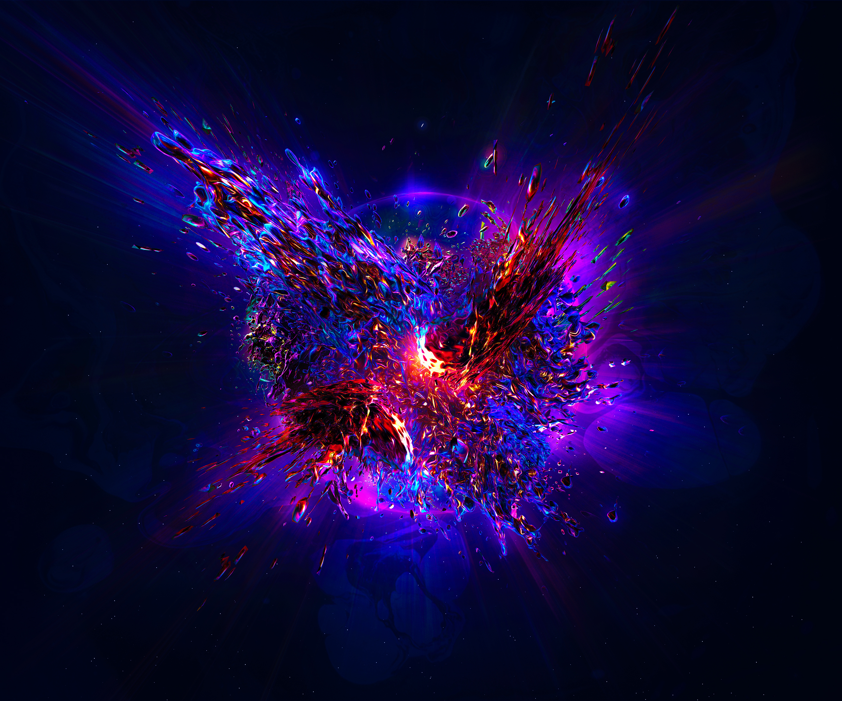 Download mobile wallpaper Abstract, Explosion for free.