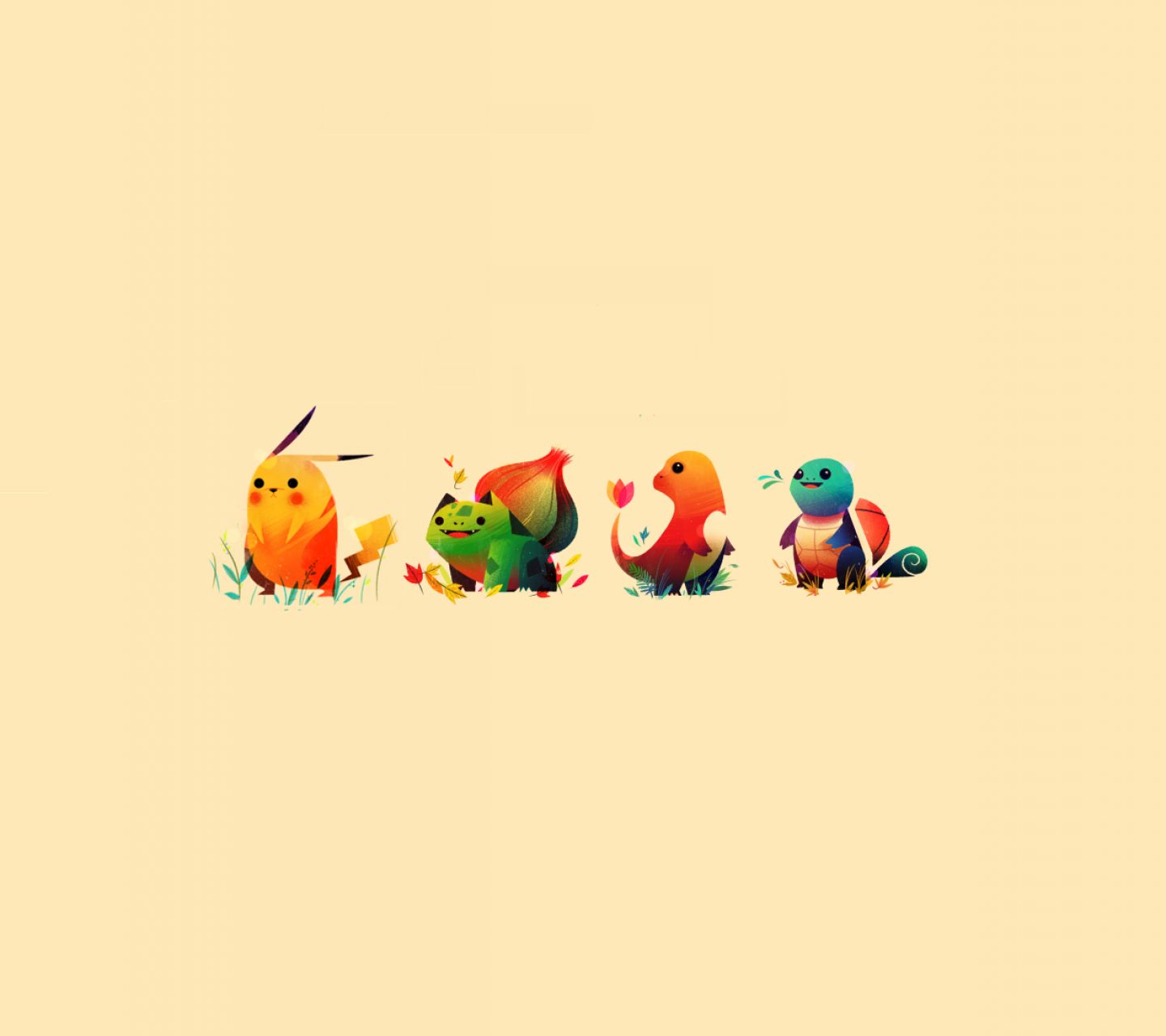 Descarga gratuita de fondo de pantalla para móvil de Pokémon, Animado, Pikachu, Bulbasaur (Pokémon), Charmander (Pokémon), Squirtle (Pokémon), Pokémon Inicial.