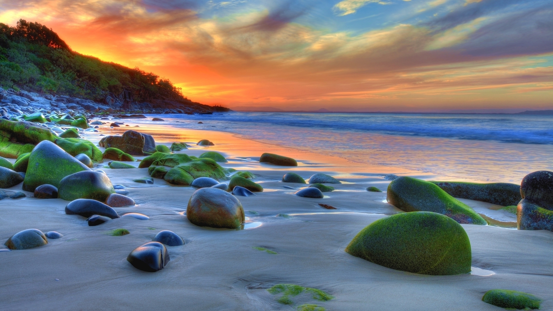 Download mobile wallpaper Hdr, Beach, Earth for free.