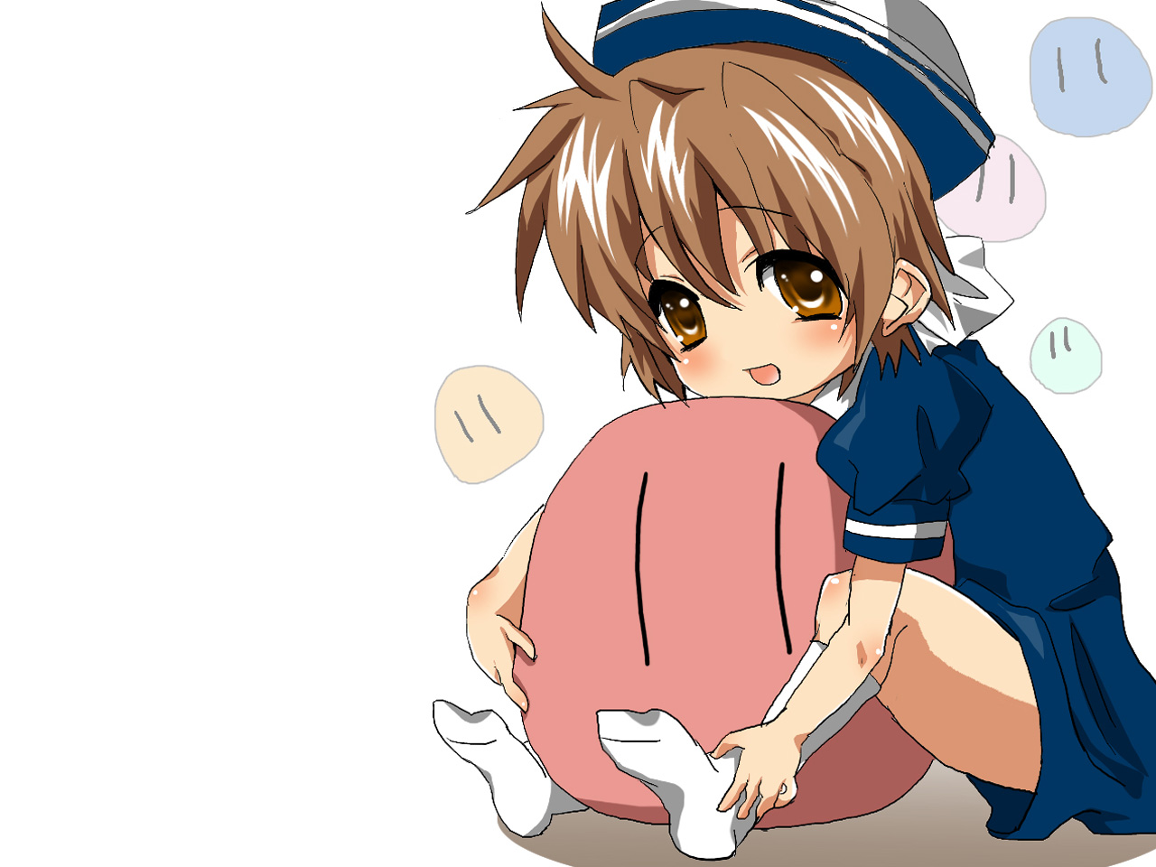 Handy-Wallpaper Animes, Clannad, Ushio Okazaki kostenlos herunterladen.