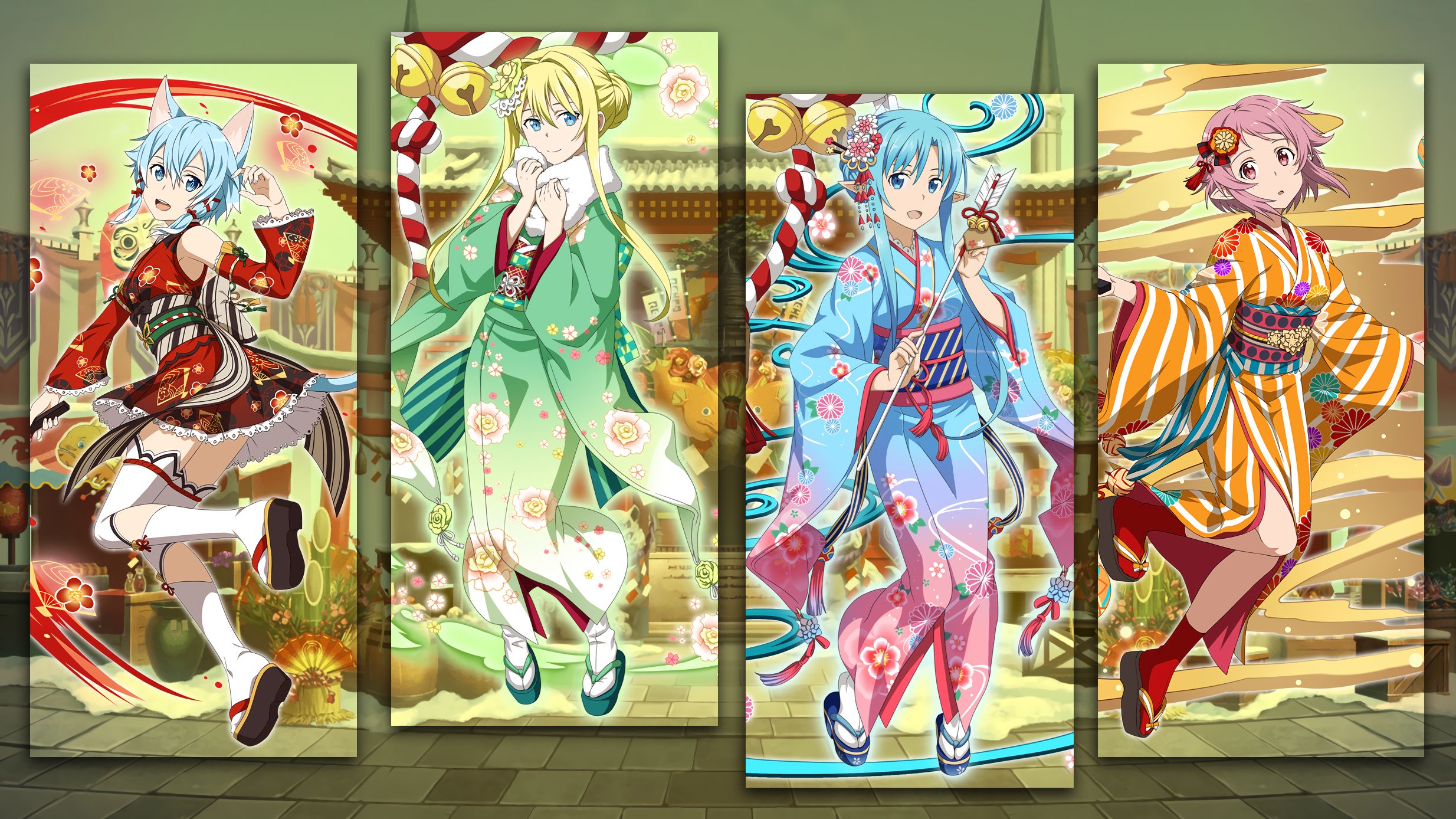 Download mobile wallpaper Anime, Sword Art Online, Kimono, Sword Art Online: Memory Defrag for free.