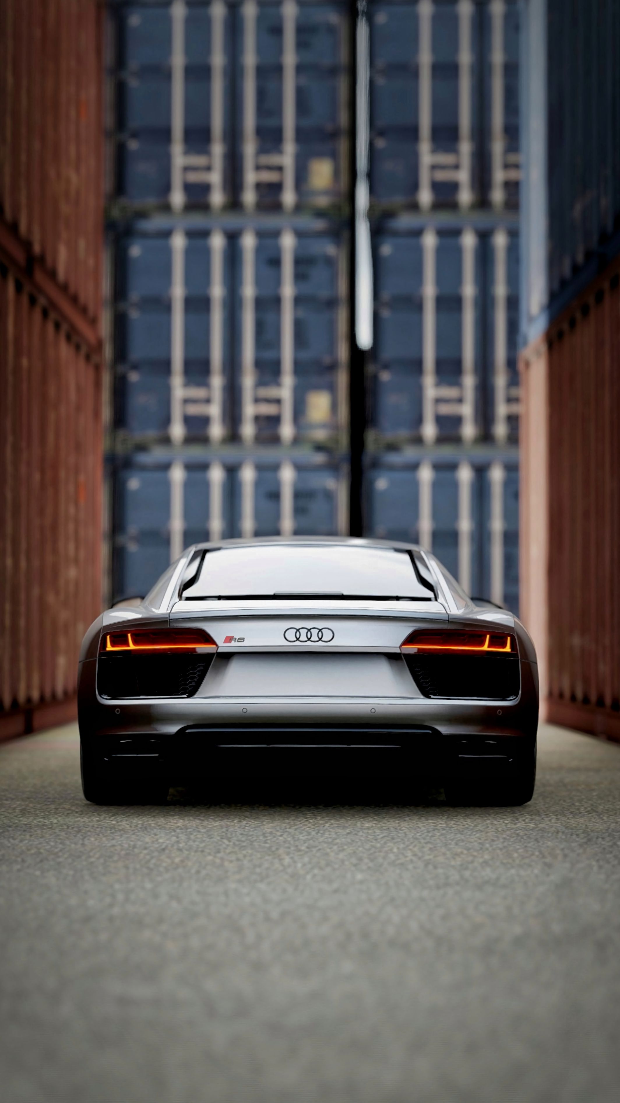 audi, sports car, cars, rear view, sports, back view Aesthetic wallpaper