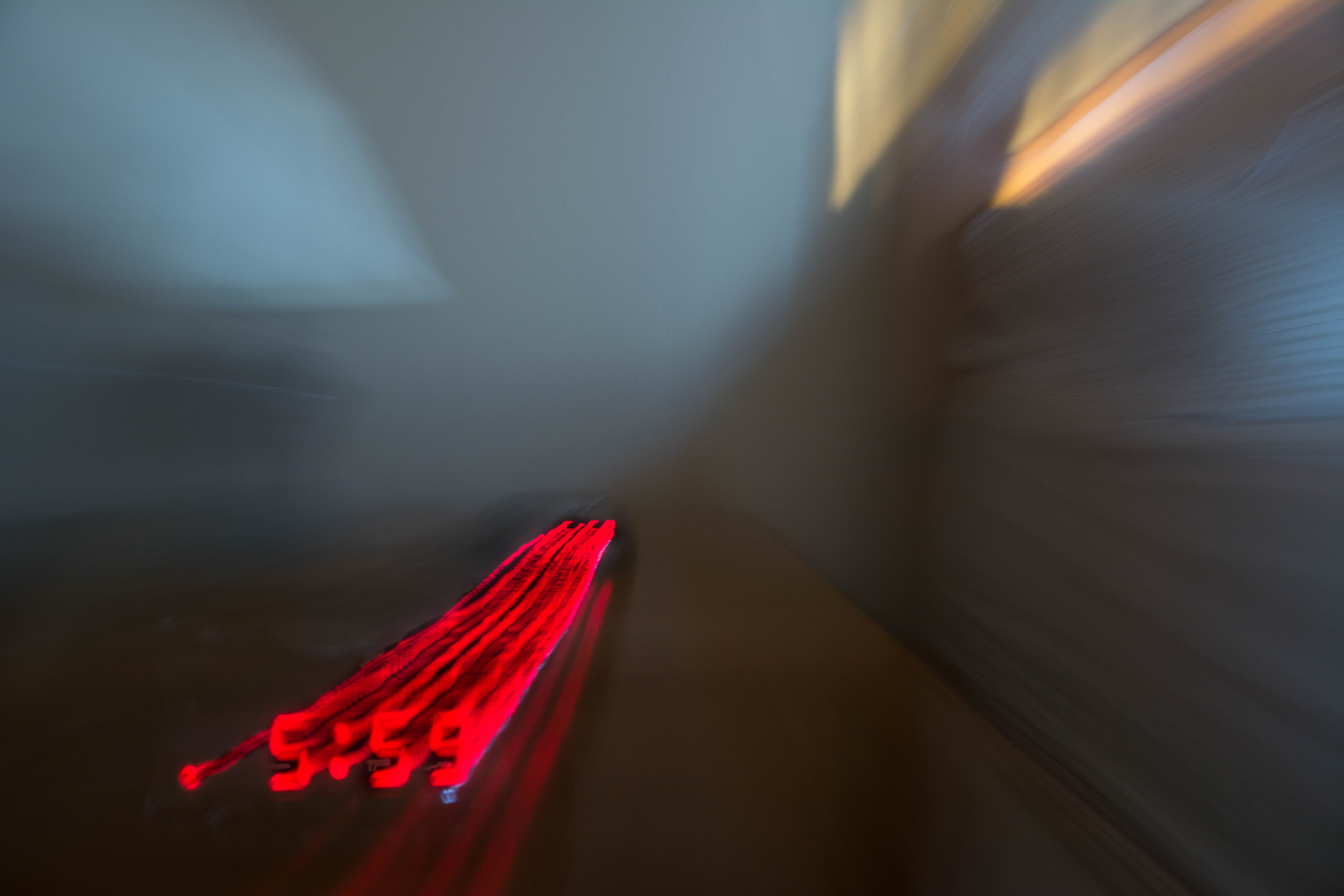 lines, abstract, red, miscellanea, miscellaneous, blur, smooth Image for desktop