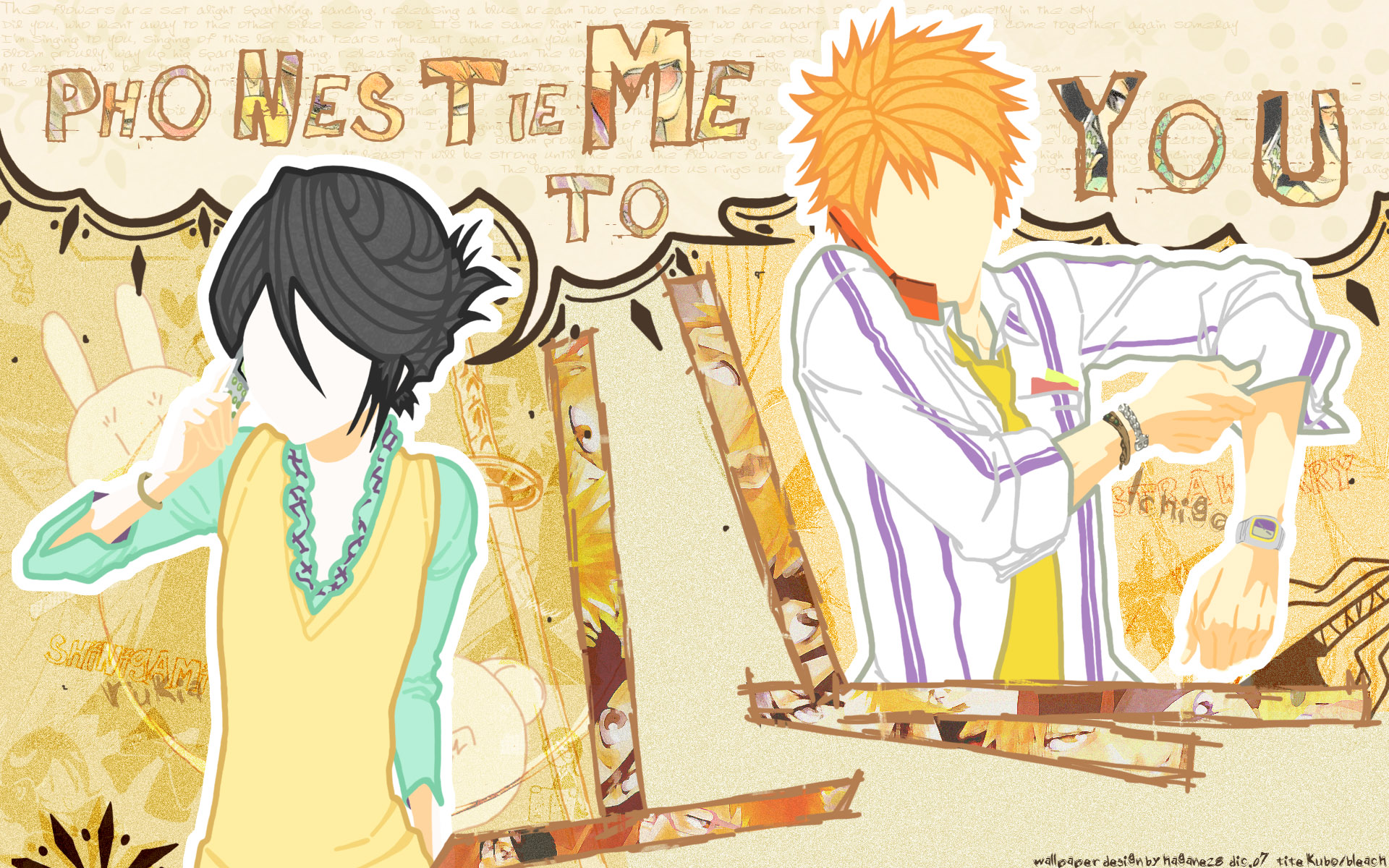 Free download wallpaper Anime, Bleach, Rukia Kuchiki, Ichigo Kurosaki on your PC desktop