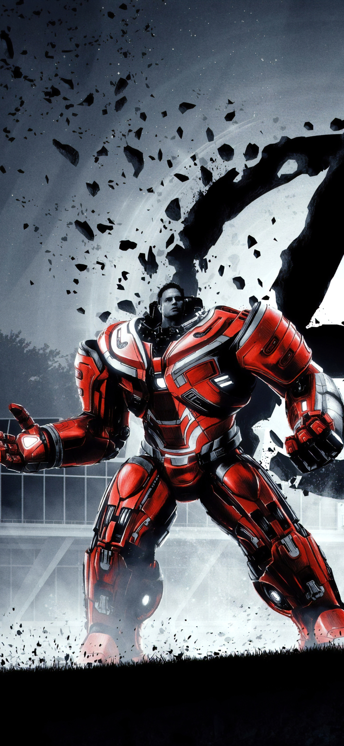 Descarga gratuita de fondo de pantalla para móvil de Los Vengadores, Películas, Marca Ruffalo, Hulkbuster, Vengadores: Endgame, Vengadores.