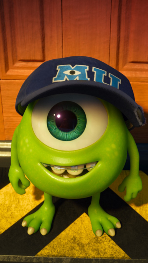 Download mobile wallpaper Movie, Monsters University, Mike Wazowski for free.